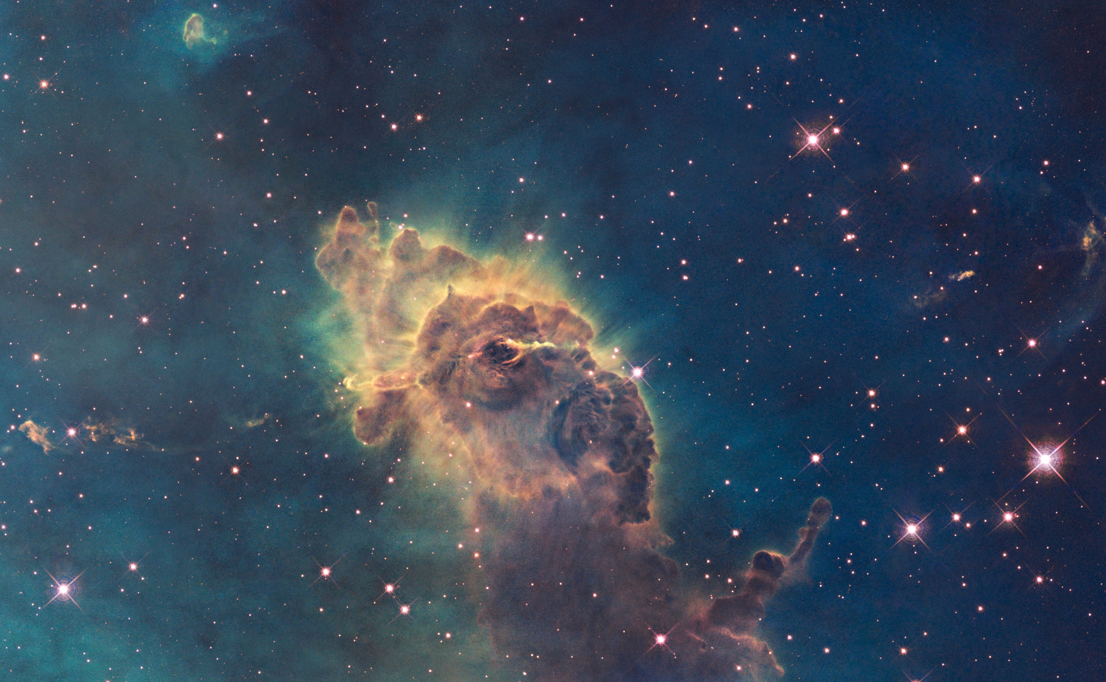 Carina Nebula Galaxy Nebula Space 3840x2370