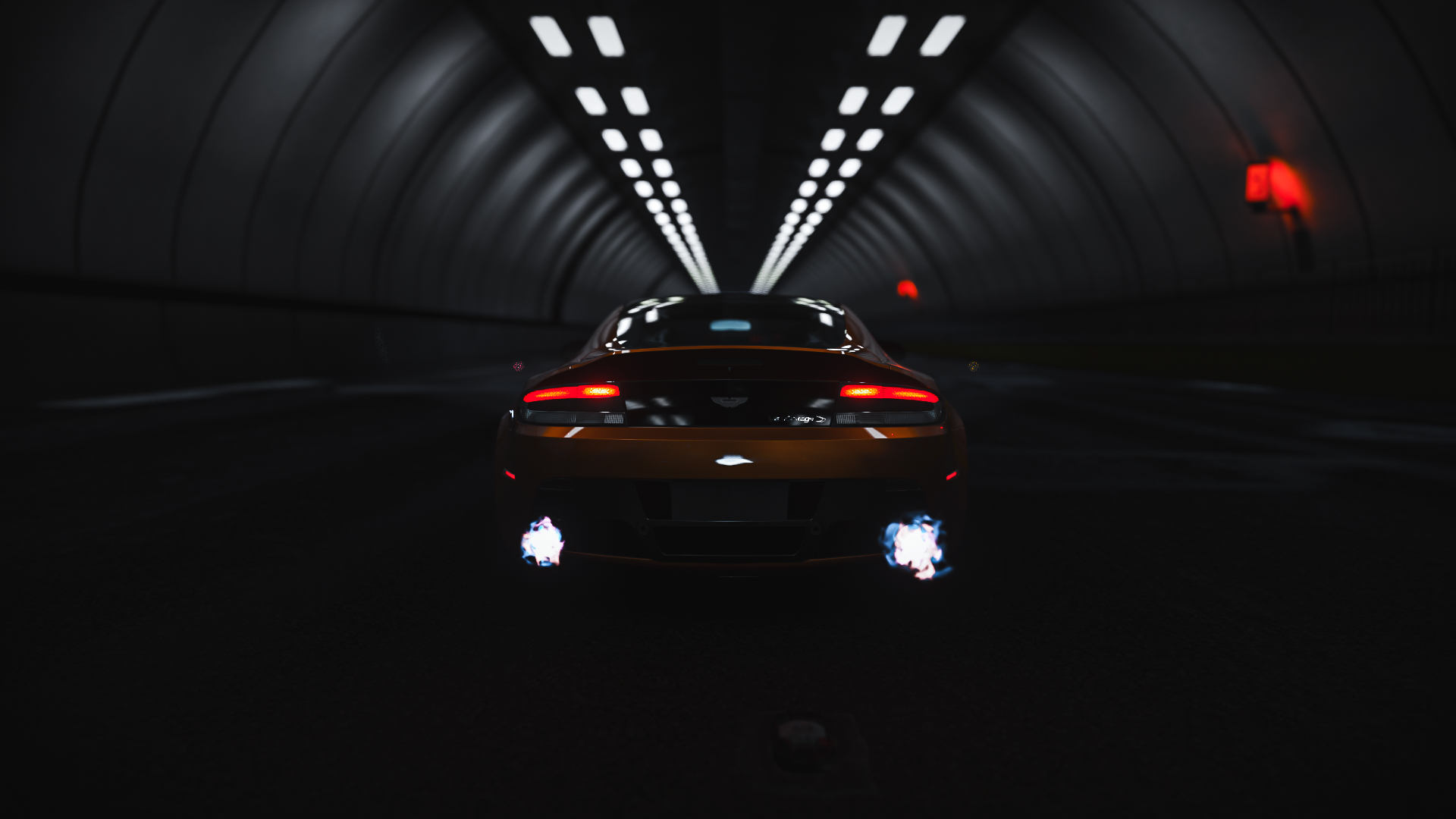 Aston Martin Aston Martin V12 Vantage Aston Martin Vantage S Forza Car Vehicle Forza Horizon 4 Tunne 1920x1080