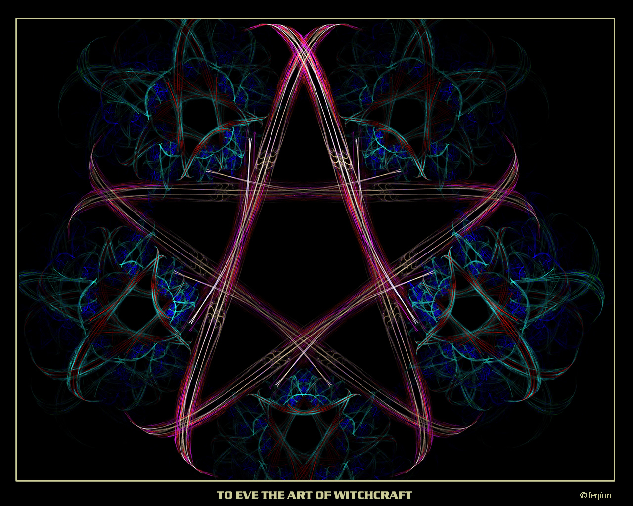Wiccan Witchcraft Occult Generative 1280x1024