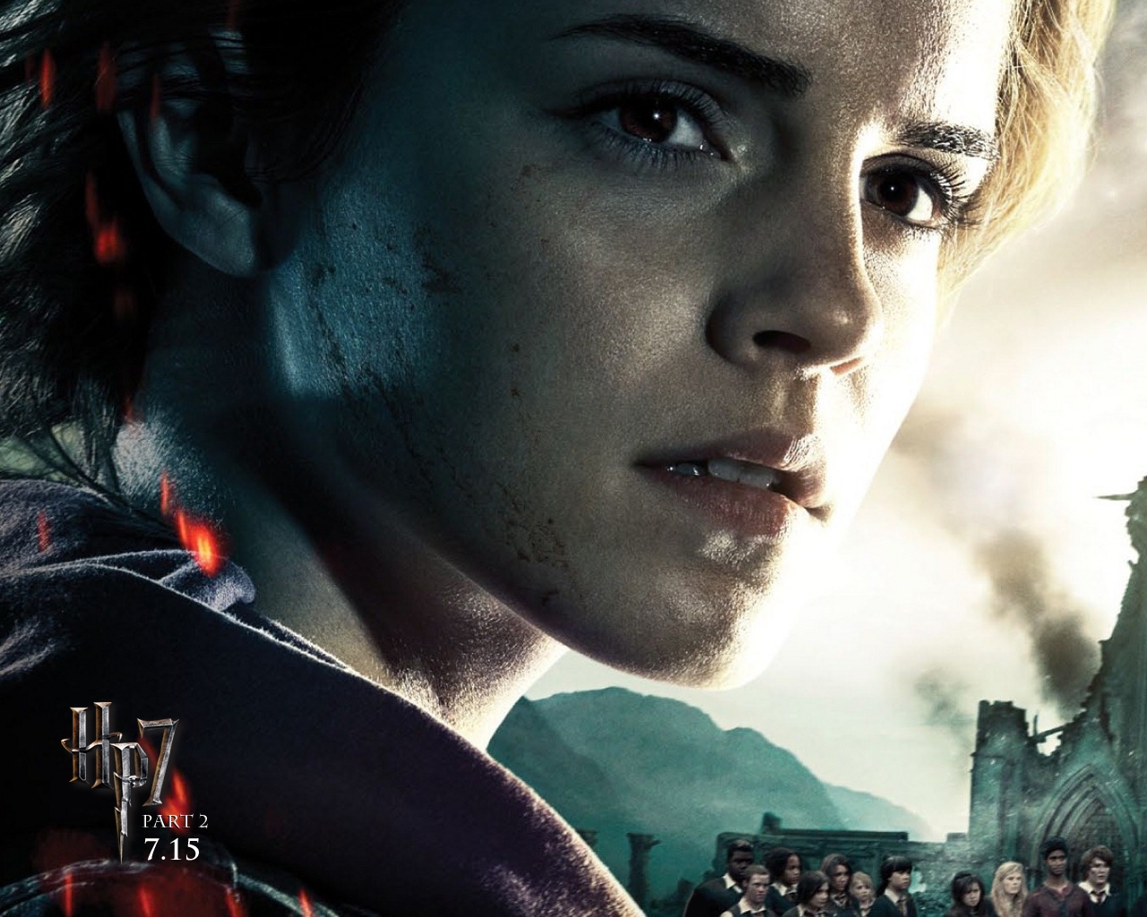 Hermione Granger Emma Watson Harry Potter And The Deathly Hallows 1280x1024