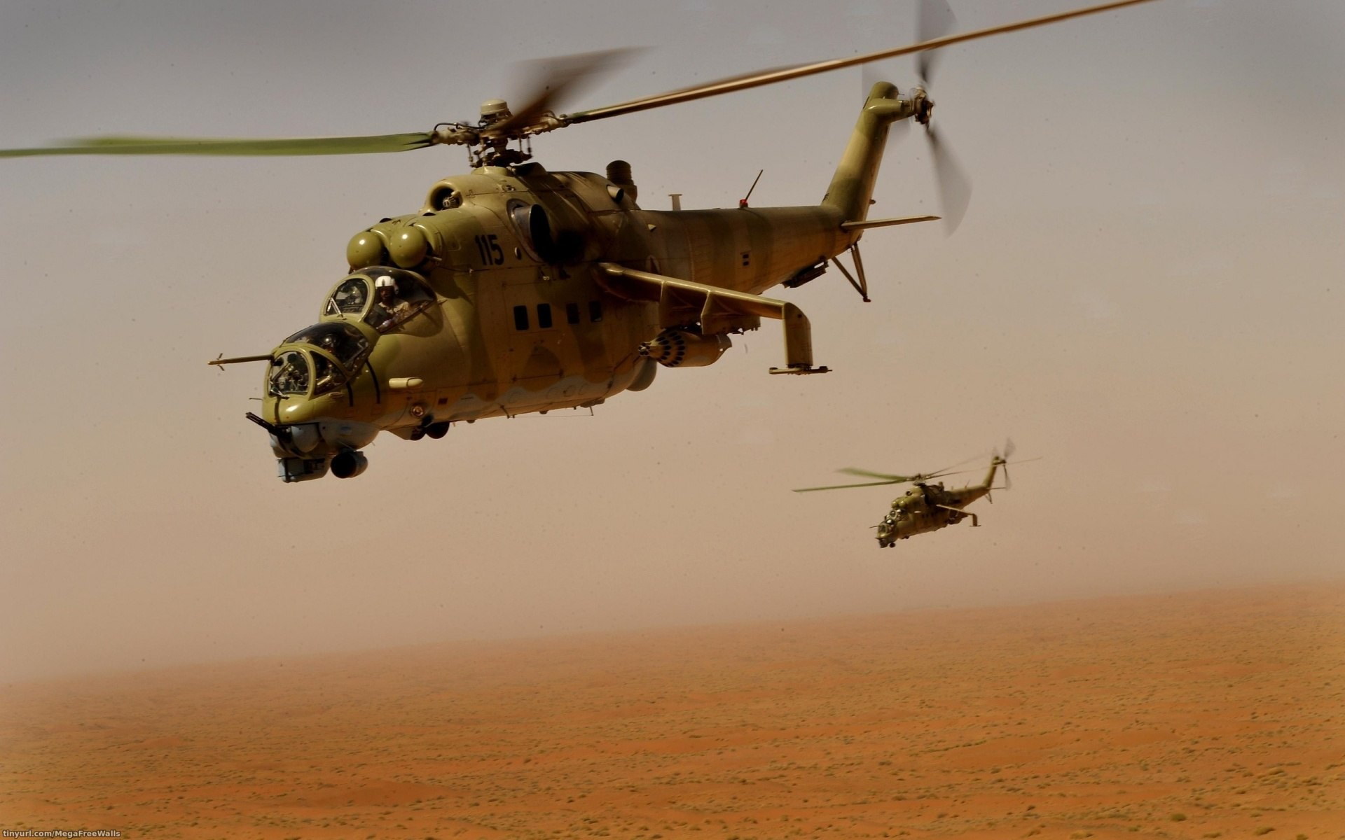 Military Mil Mi 35 1920x1200