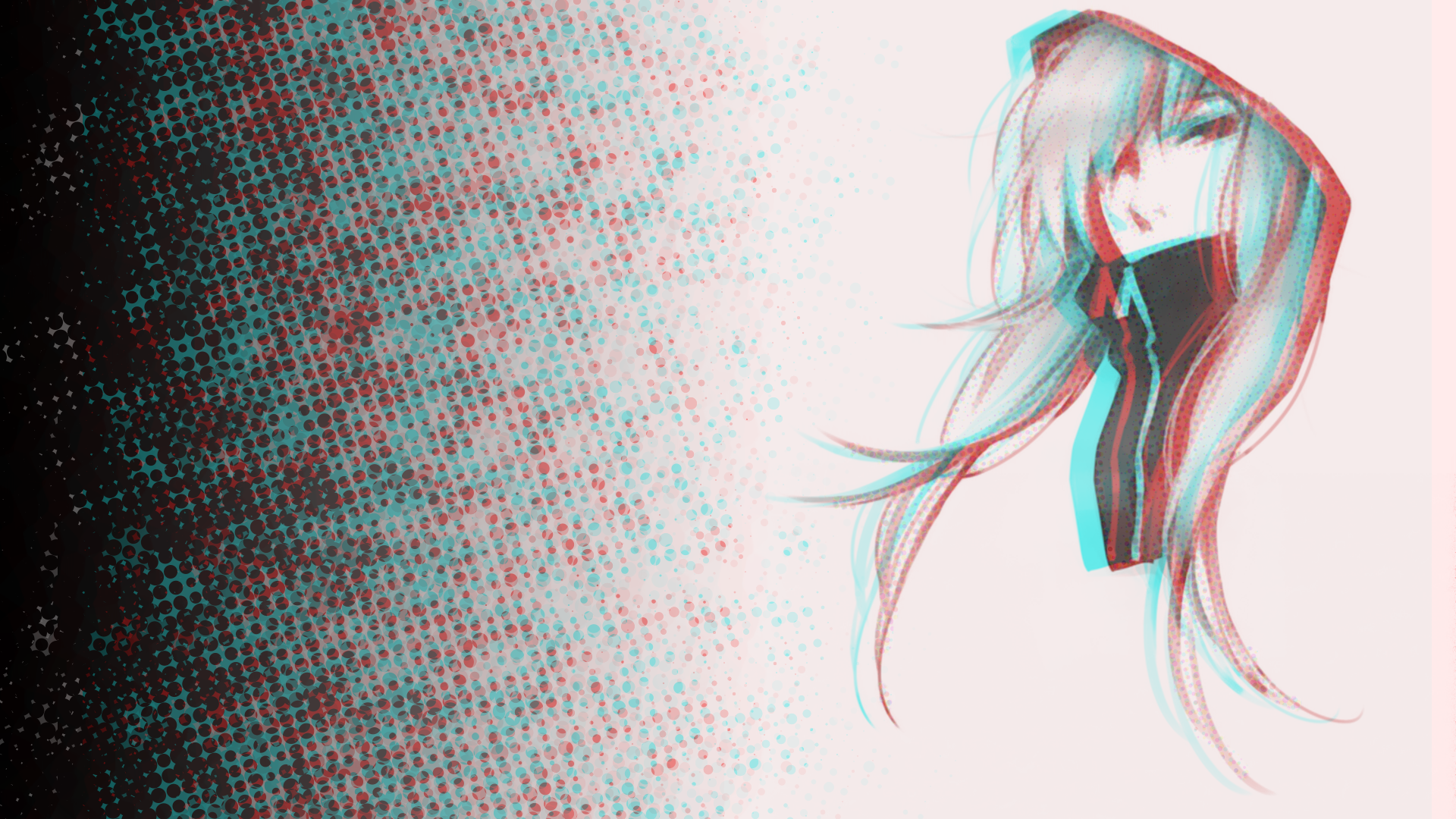 Girl Colorful Dots Kagerou Project Tsubomi Kido 1920x1080