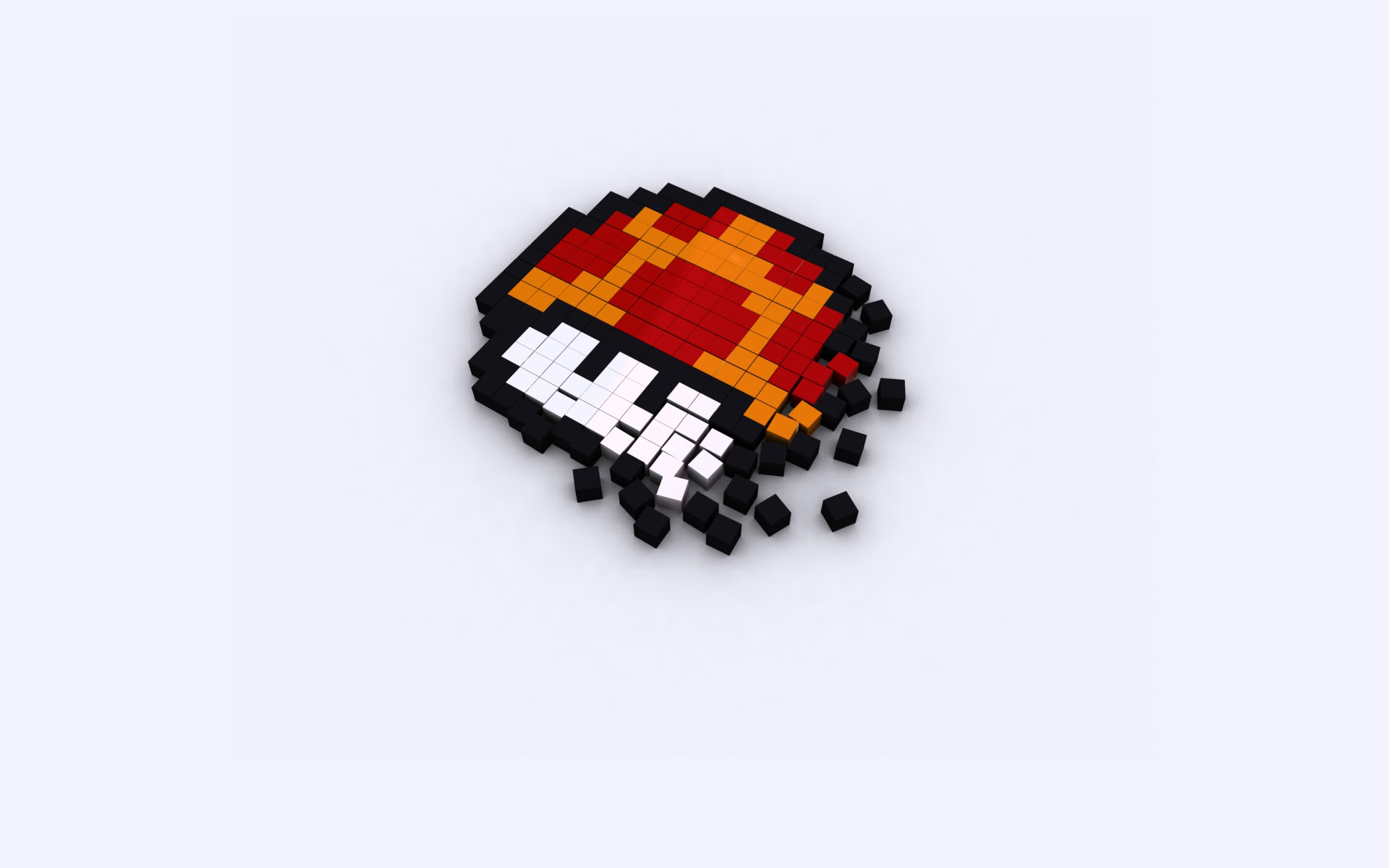 Mario Mushroom Pixel 1920x1200
