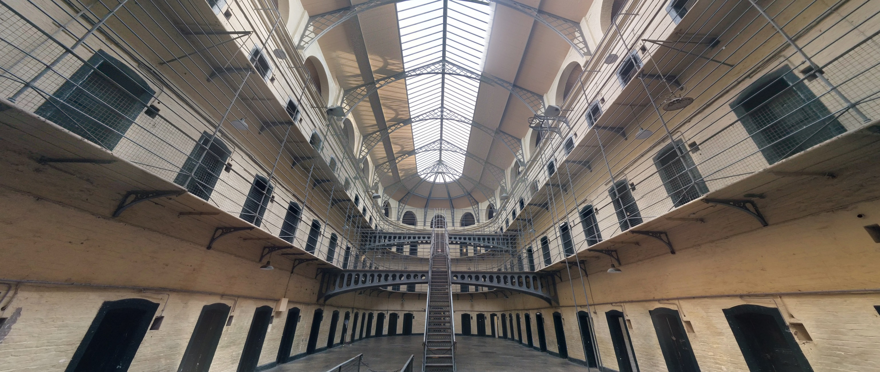 Prison Jail Dublin Ireland Stairs Abandoned 3075x1301