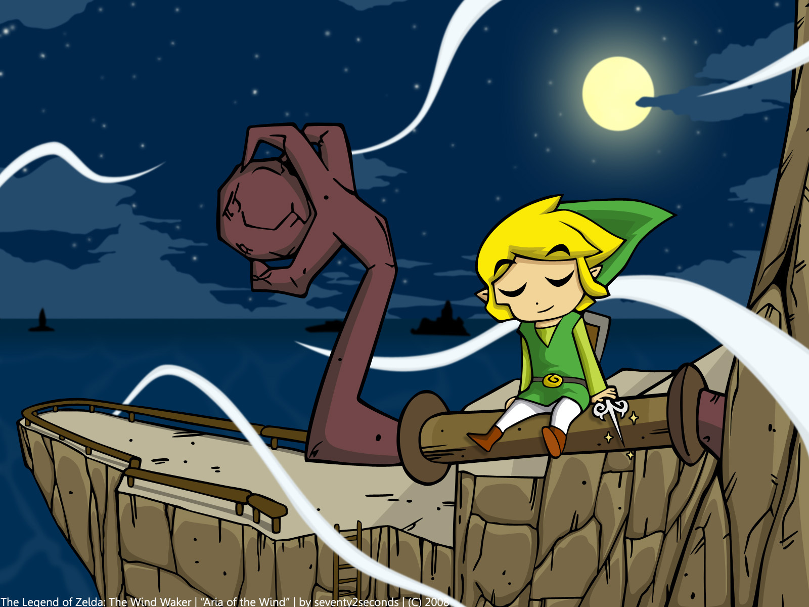 Link The Legend Of Zelda The Wind Waker 1600x1200