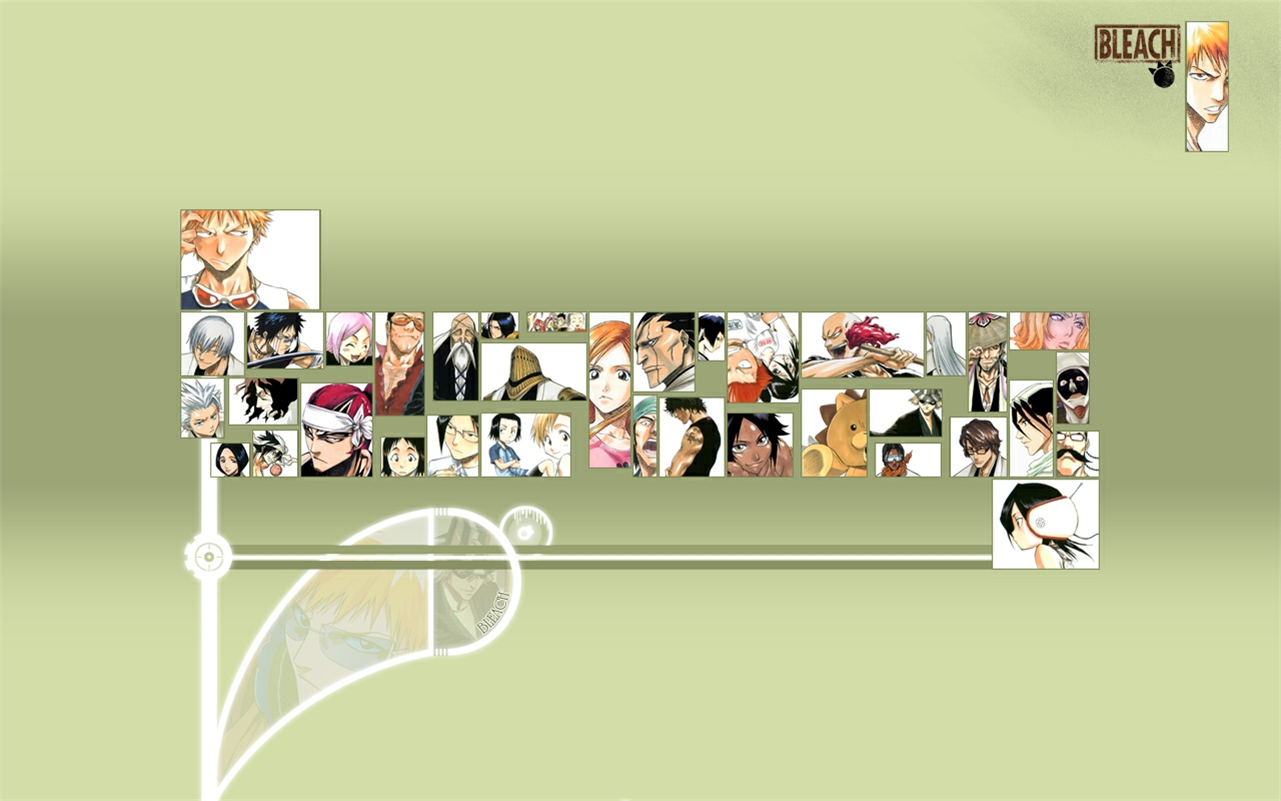 Genry Sai Shigekuni Yamamoto Gin Ichimaru Hanataro Yamada Hisagi Sh Hei Ichigo Kurosaki Ikkaku Madar 1281x801