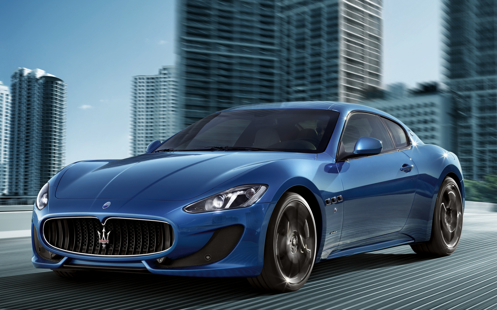 Blue Car Car Luxury Car Maserati Maserati Granturismo Vehicle 1920x1200