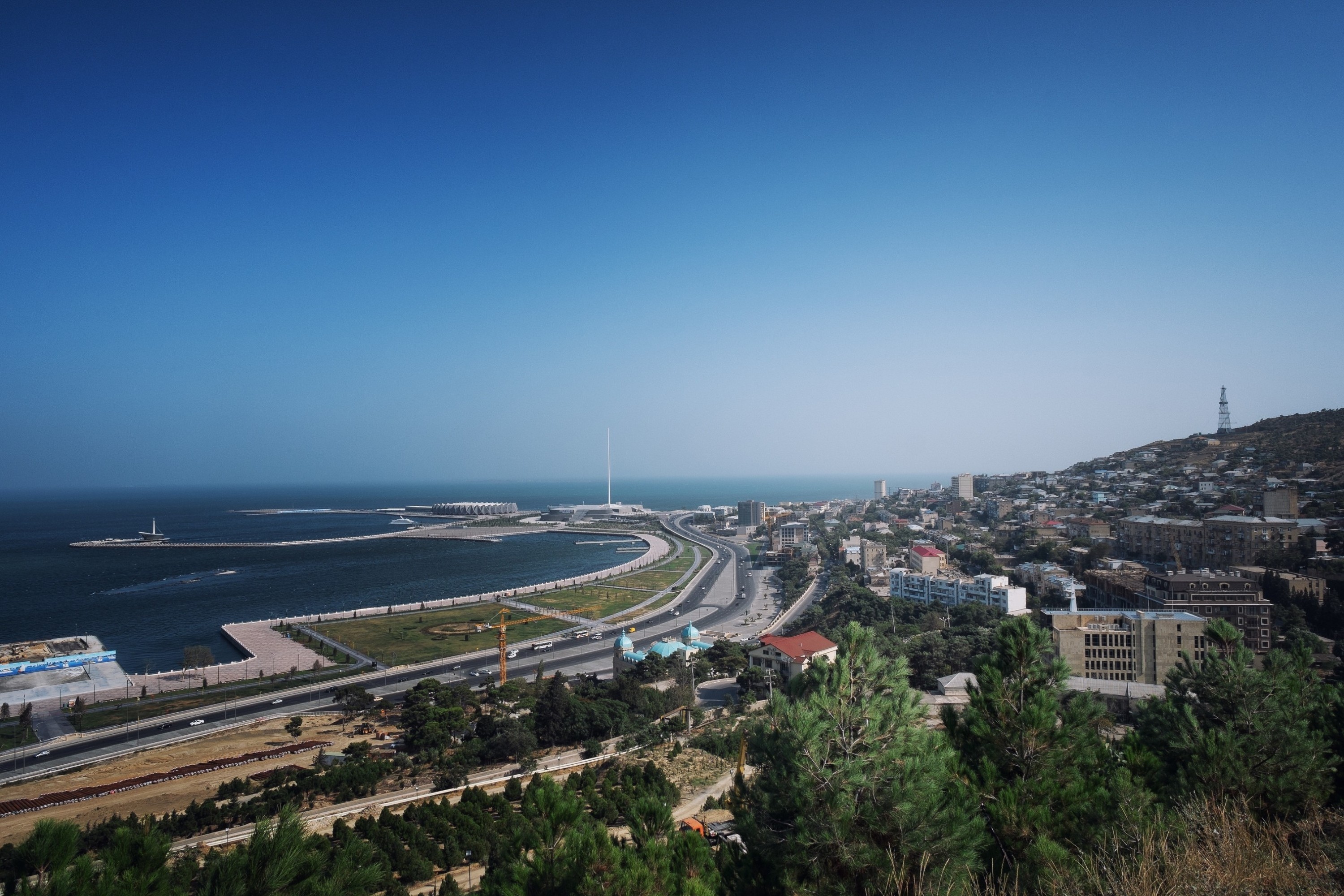 Azerbaijan Baku Caspian Sea 3000x2000