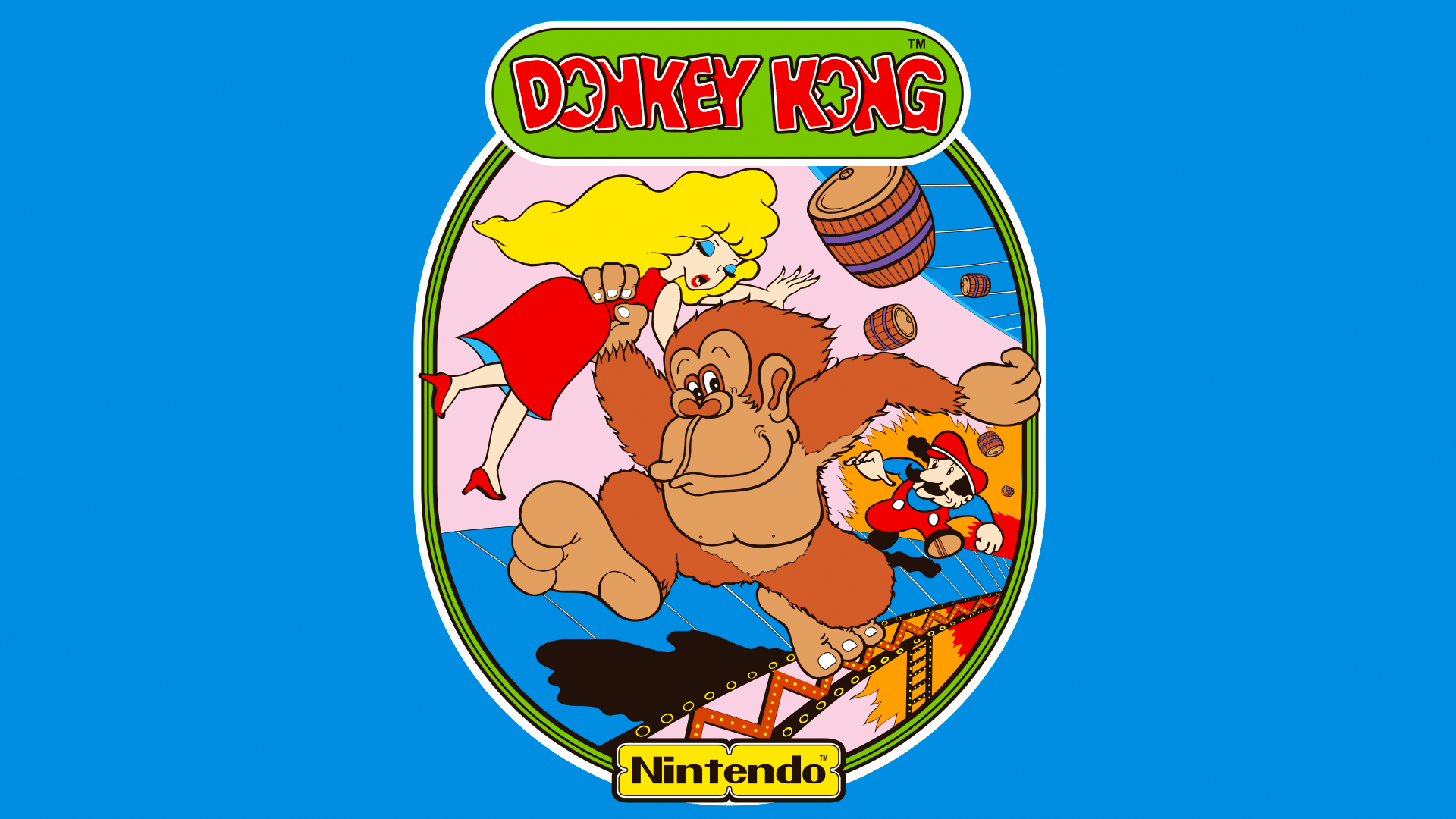 Video Games Arcade Machine Donkey Kong Nintendo 1920x1080