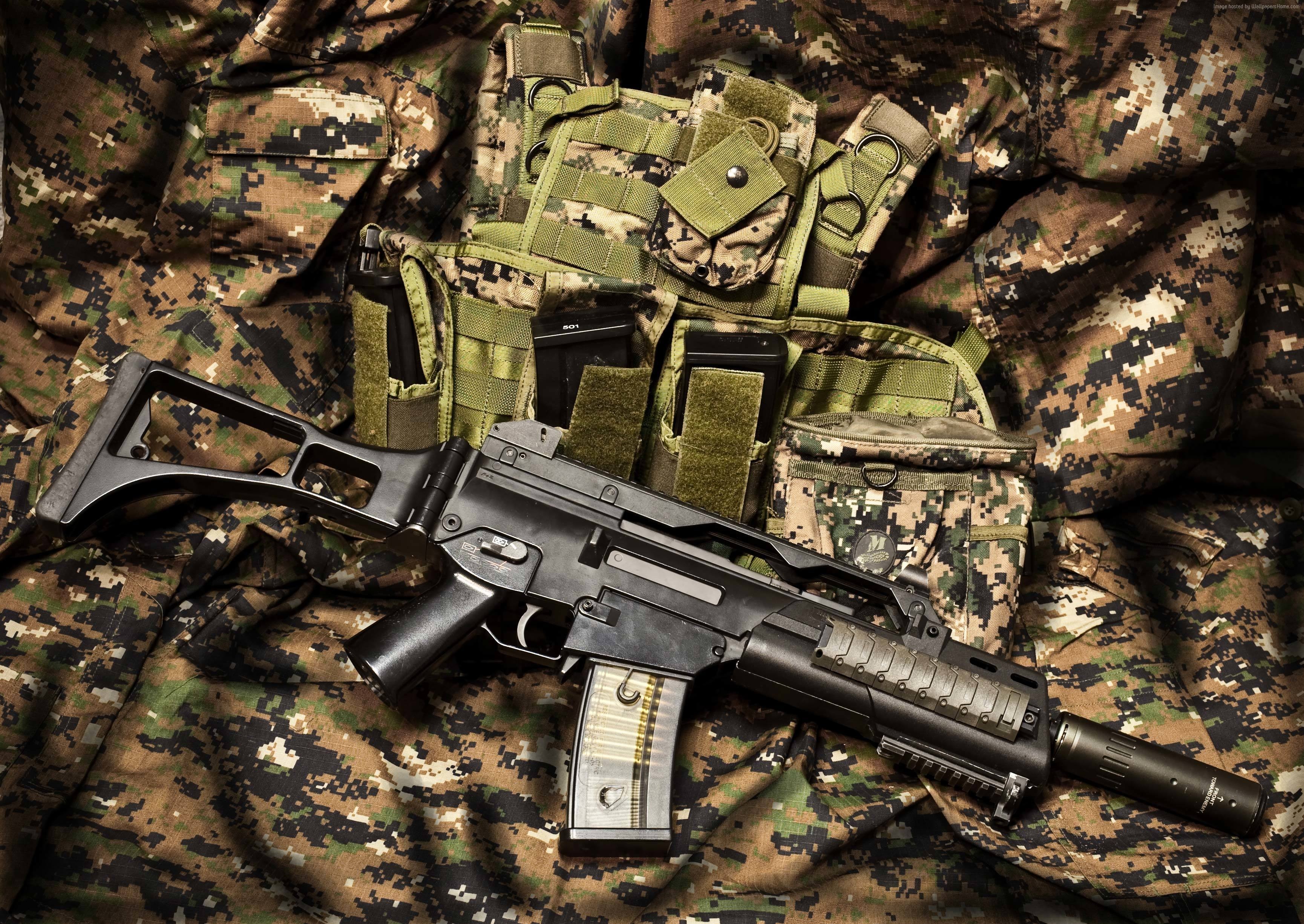 Weapons Heckler Amp Koch G36 3459x2451