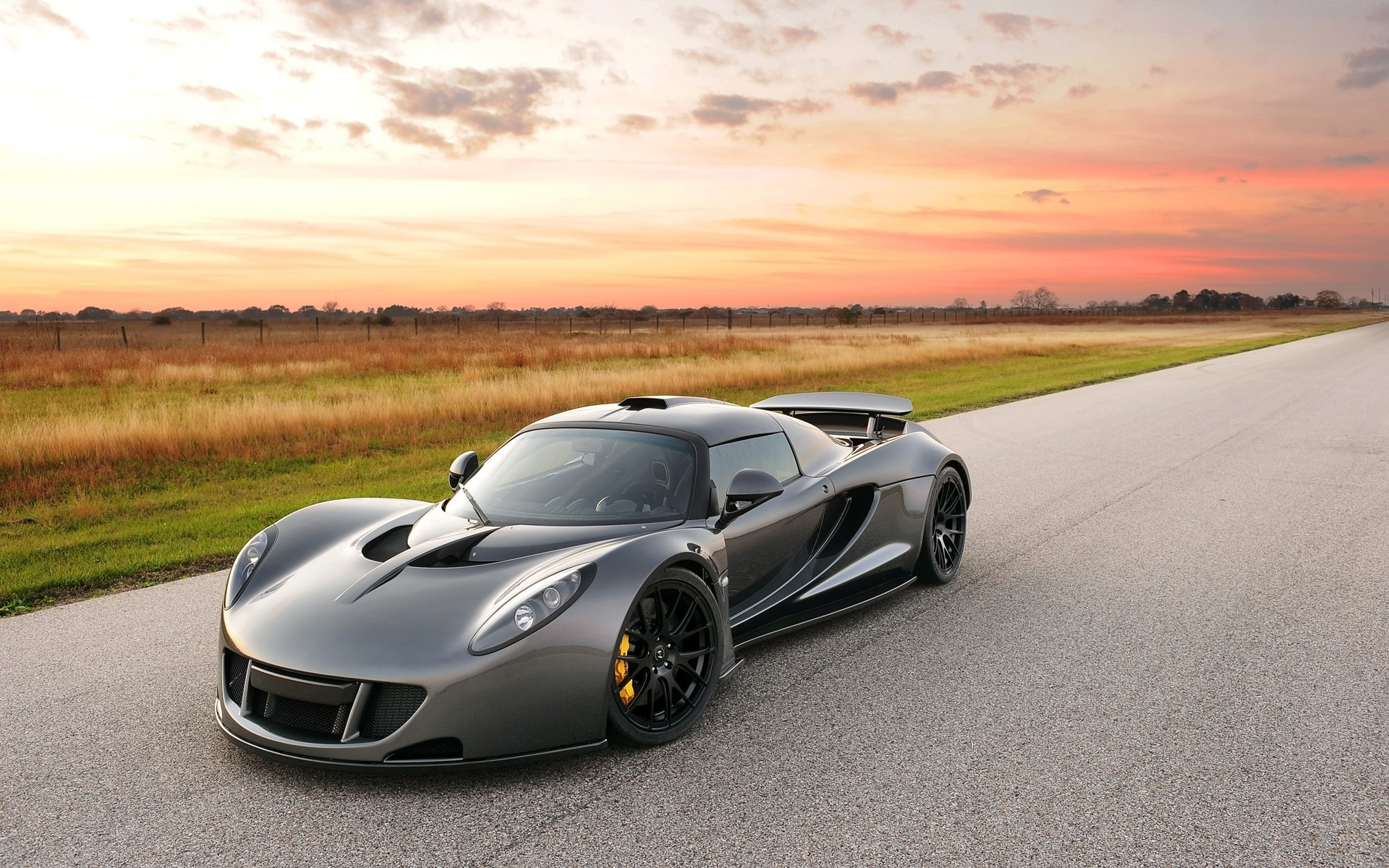 Hennessey Car Supercar Hennessey Venom GT Vehicle Silver Car 1920x1200