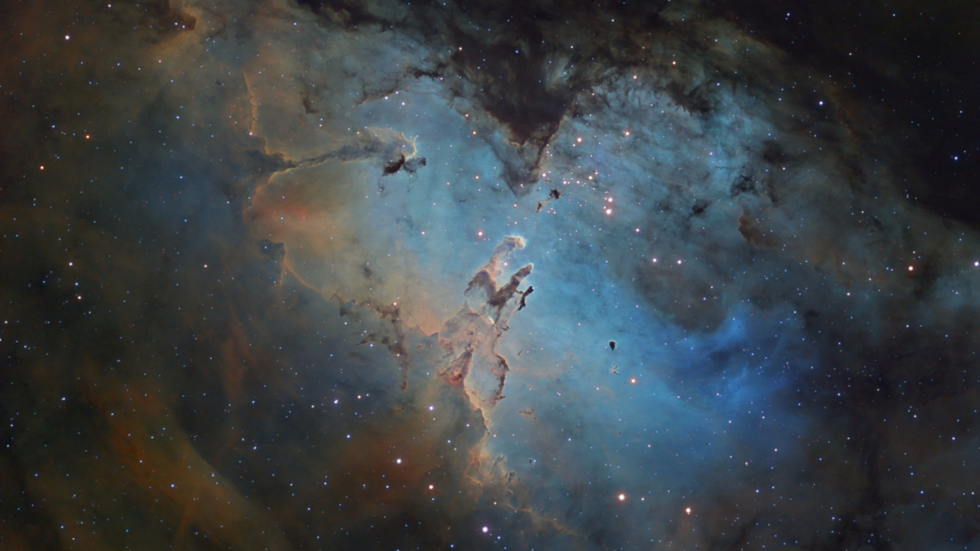 Space Stars Nebula Astronomy Dust Cloud 1920x1080