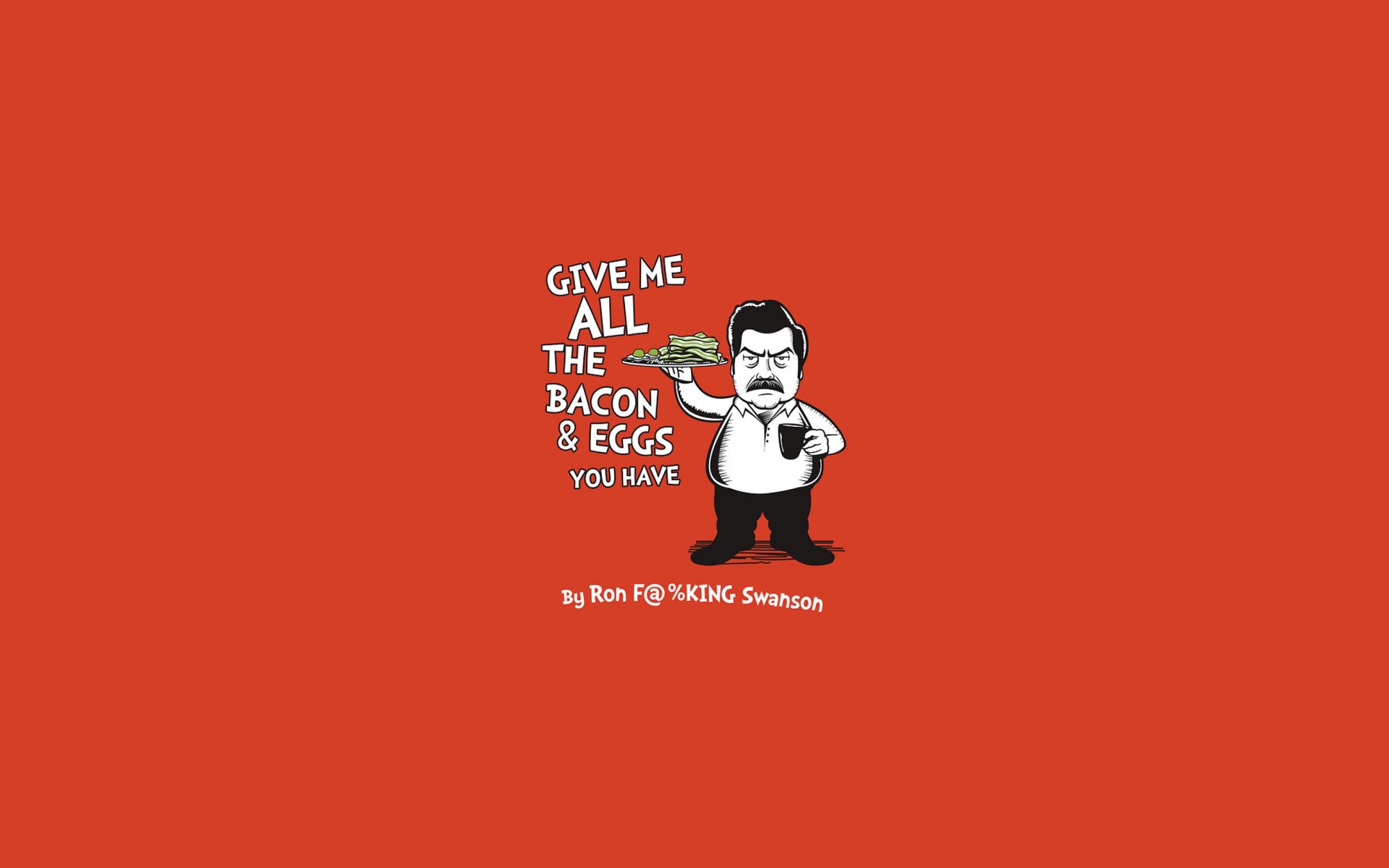 Humor Parks And Recreation Ron Swanson 1920x1200