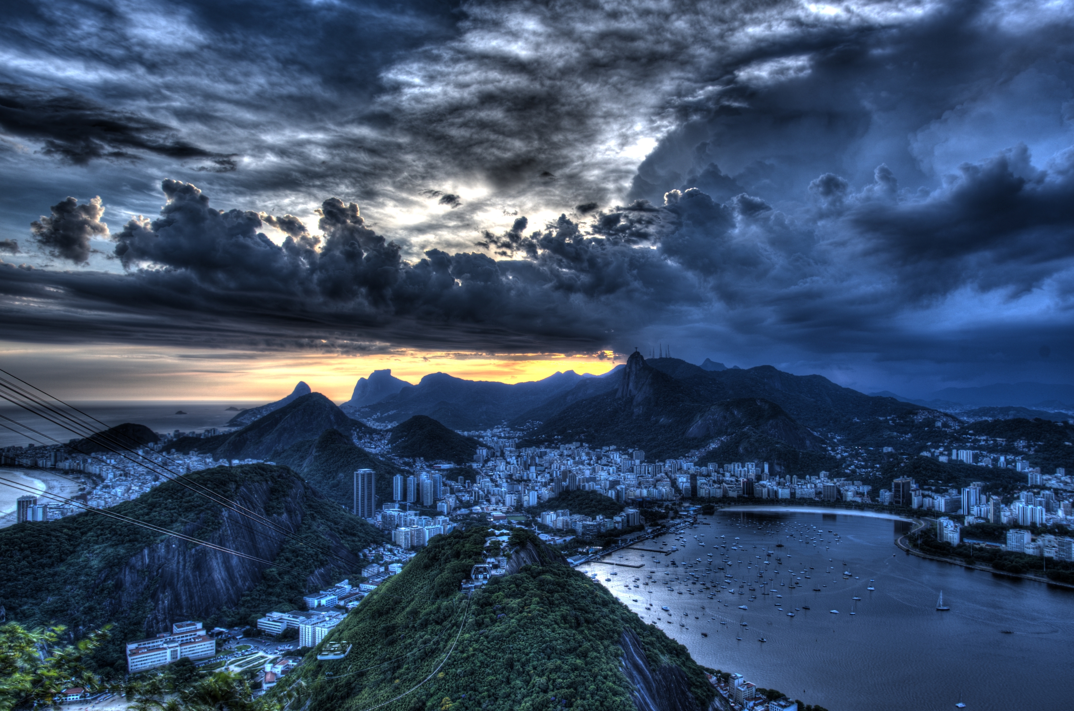 Rio De Janeiro Brazil Sky Cloud 3563x2360