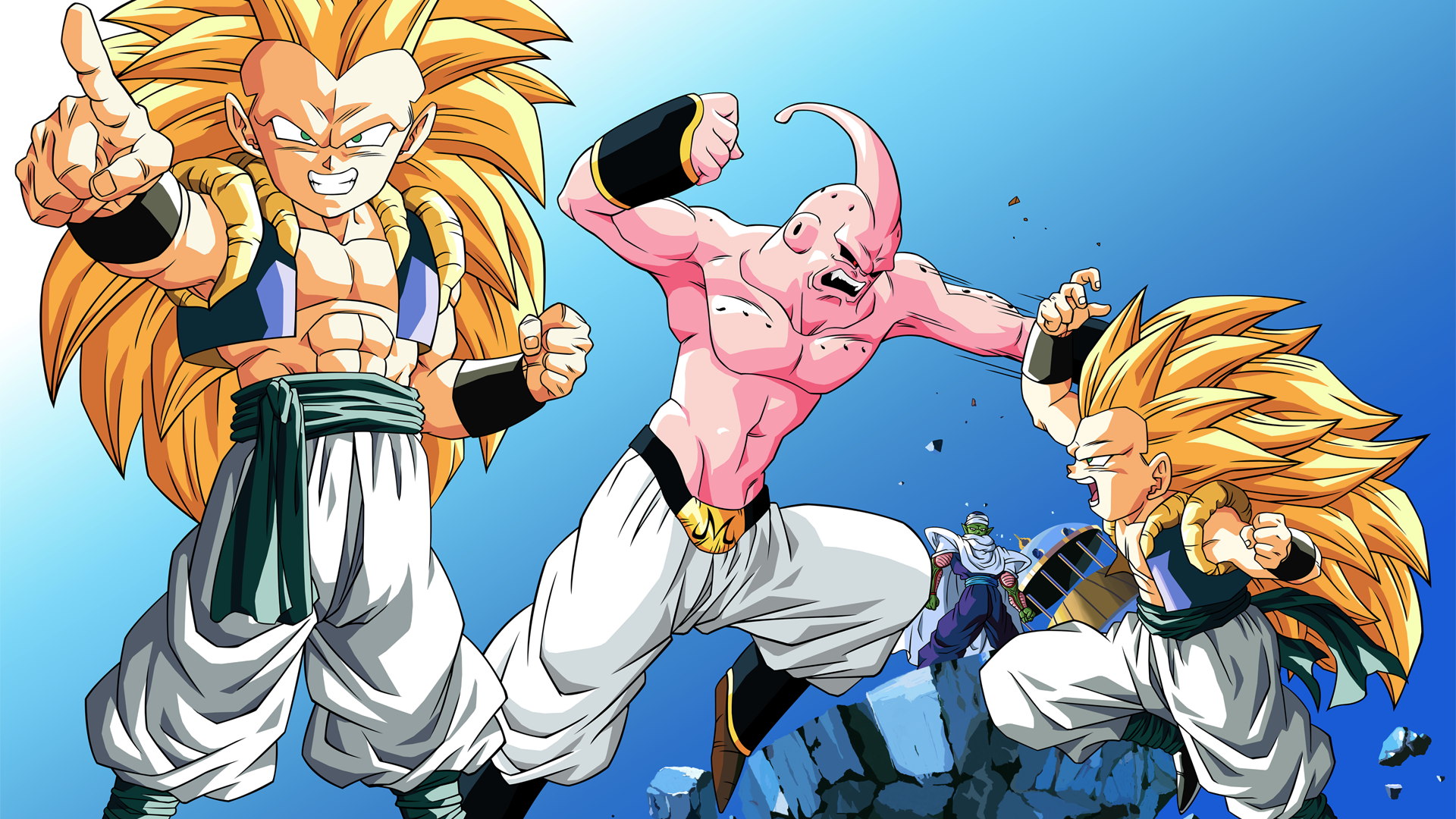 Gotenks Dragon Ball Majin Buu Piccolo Dragon Ball 1920x1080