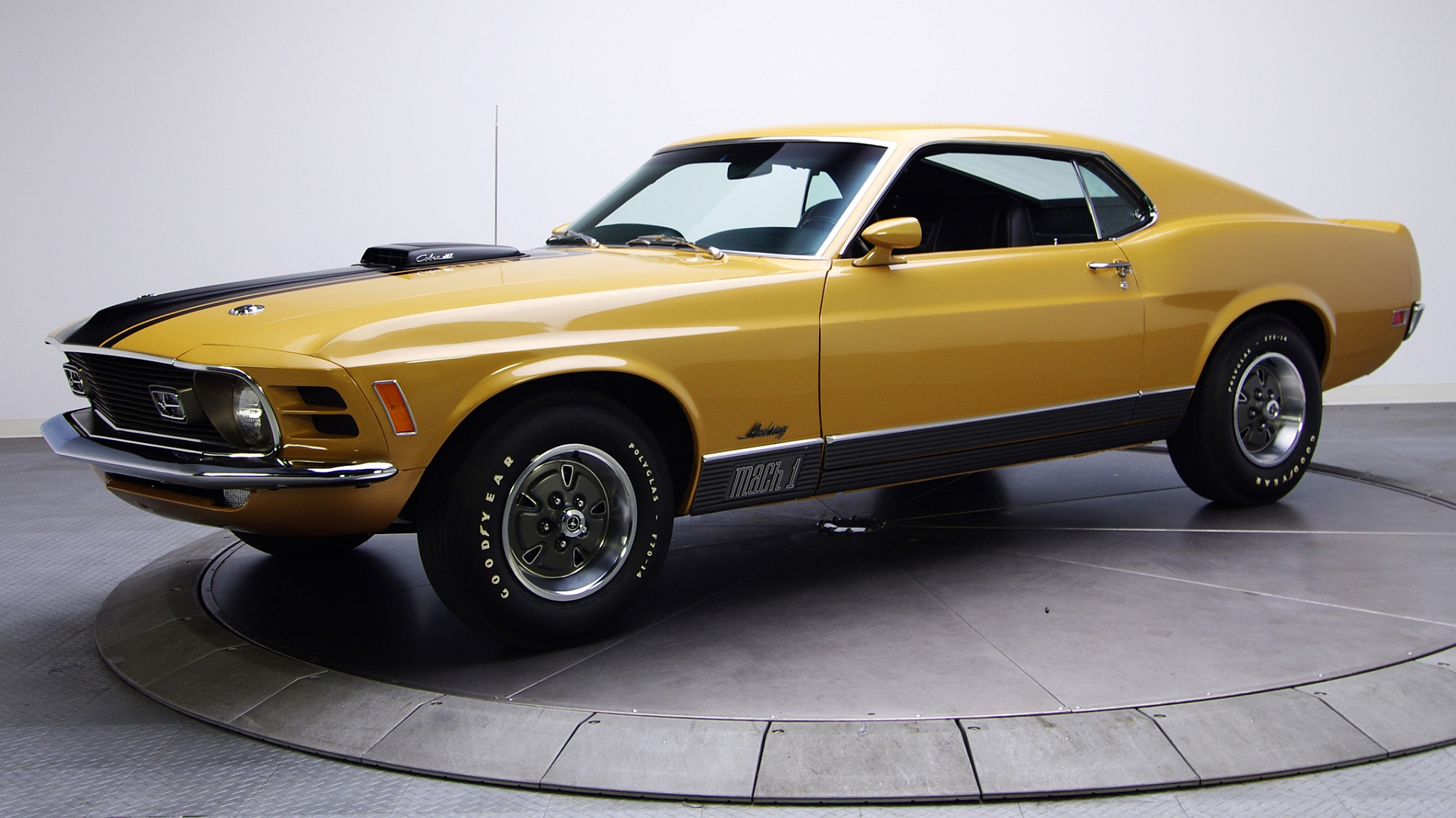 Fastback Ford Mustang Mach 1 Muscle Car 1920x1080