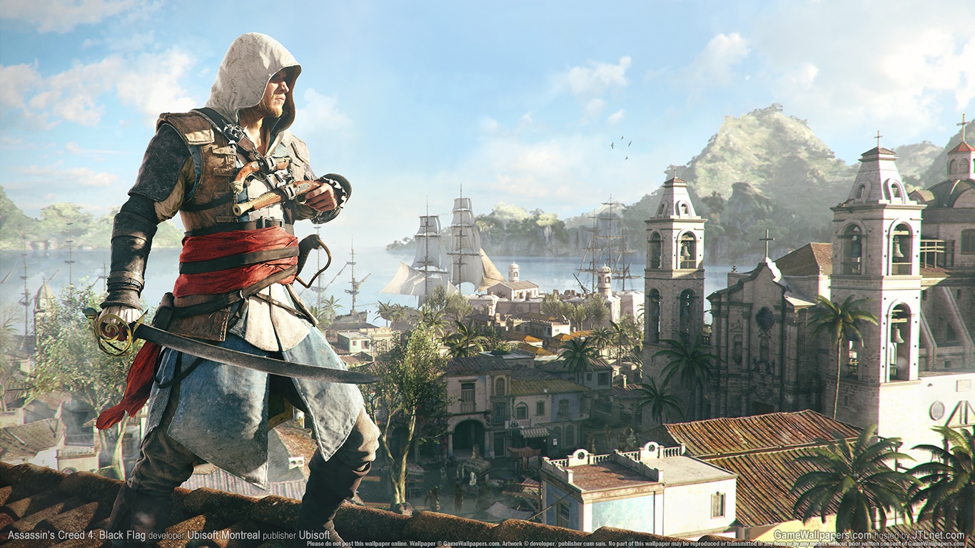 Video Game Assassins Creed IV Black Flag 1366x768