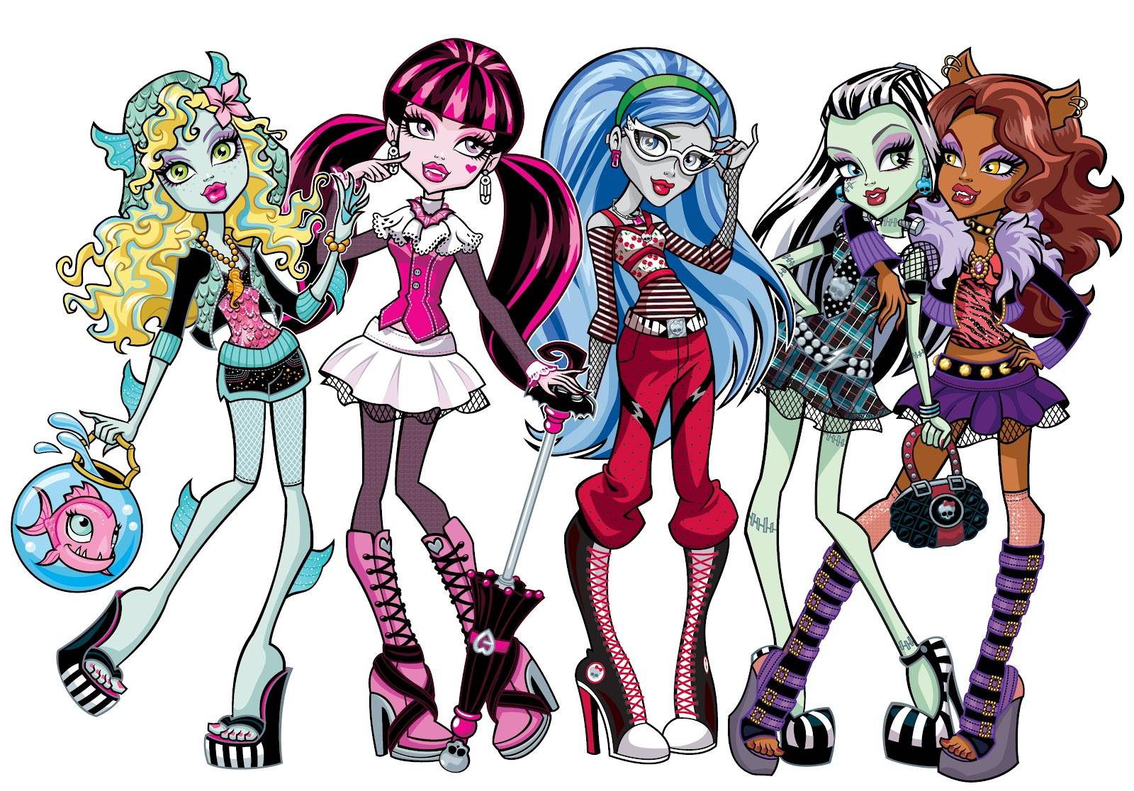 Doll Emo Fantasy Girl Gothic Mattel Monster High 1600x1116