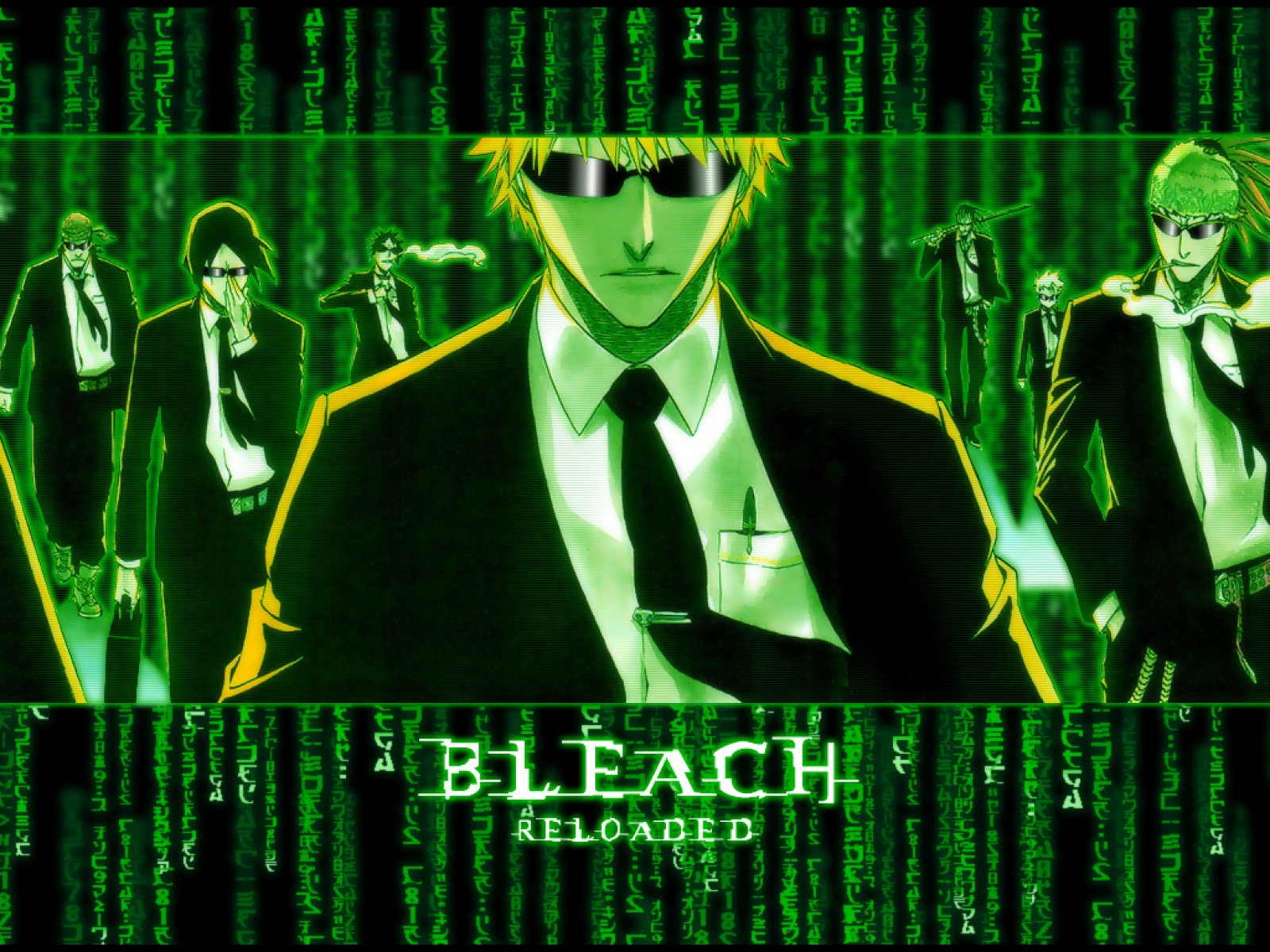 Hisagi Sh Hei Ichigo Kurosaki Kenpachi Zaraki Renji Abarai T Shir Hitsugaya Uryu Ishida Yasutora Sad 1600x1200