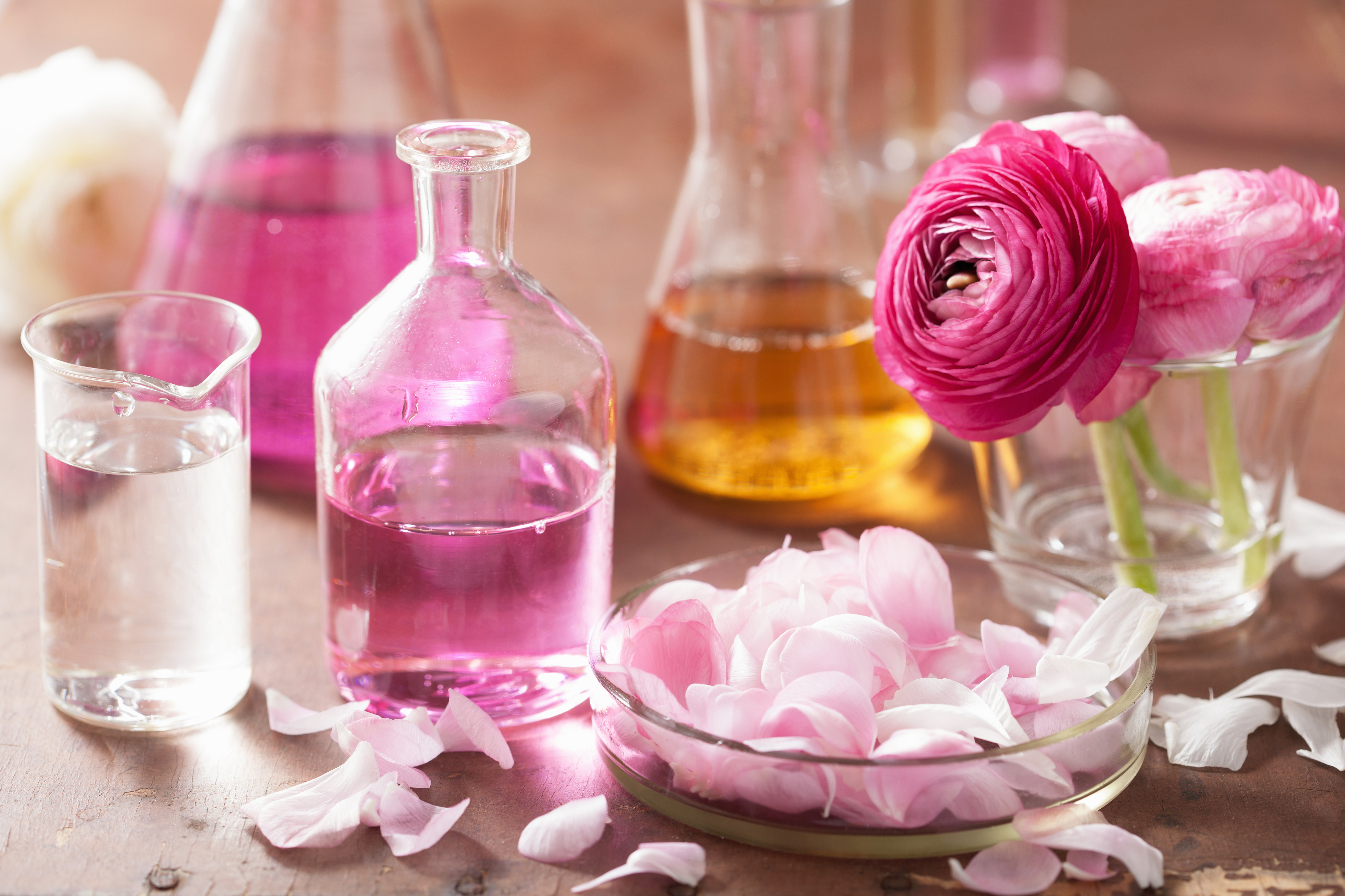 Вода розовых лепестков. Розовое масло. Духи и цветы. Розовая вода. Цветочный аромат.
