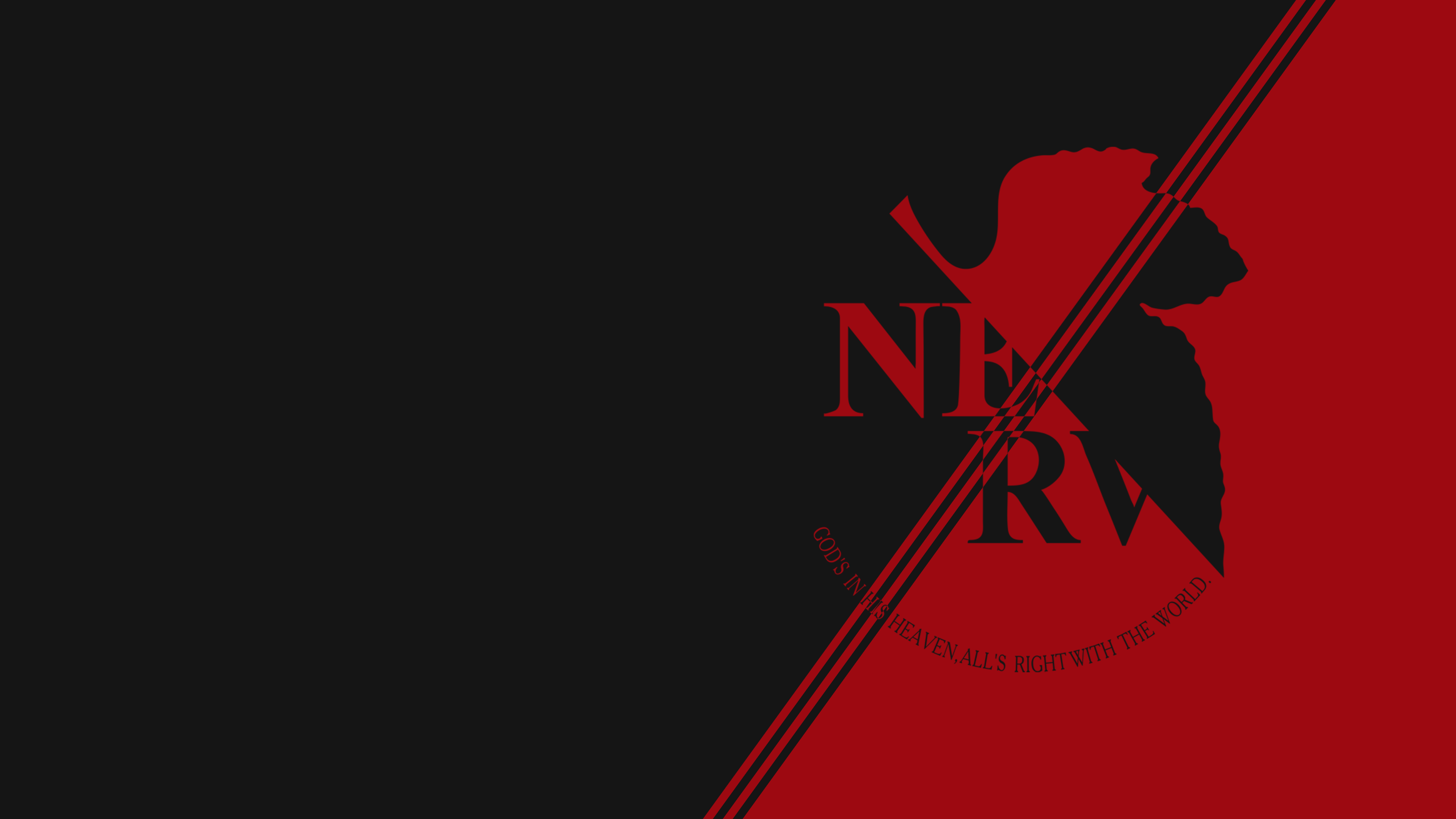 Nerv Fictional Logo Neon Genesis Evangelion 3840x2160