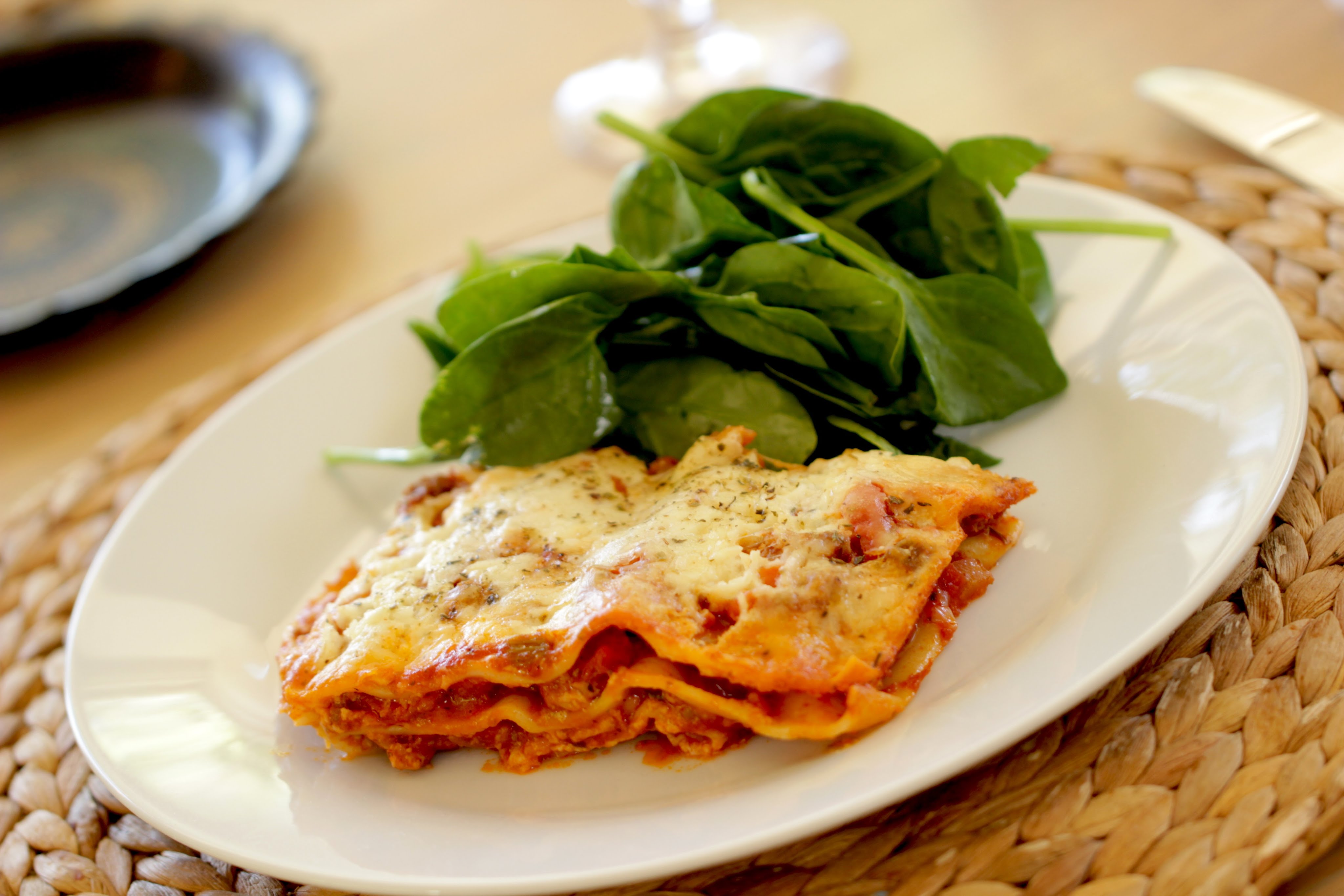Food Lasagna Meal 4096x2731
