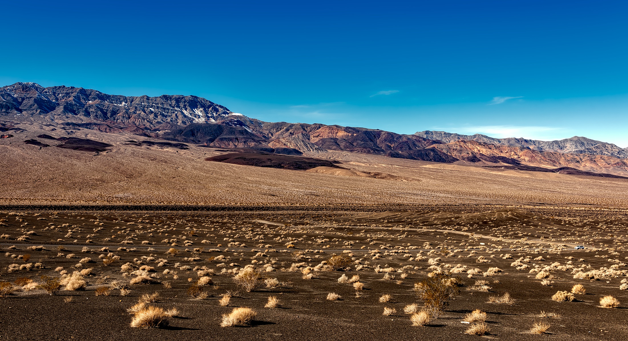 Death Valley Nature Earth Desert Landscape USA Mountain California 2201x1195
