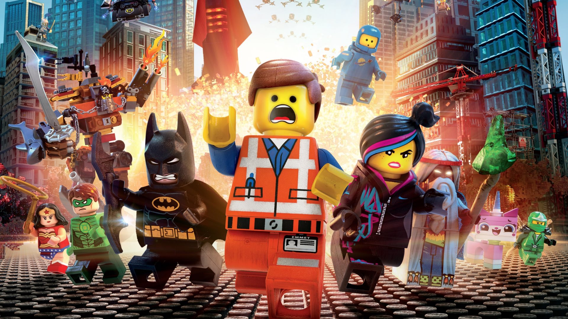 Lego Benny The Lego Movie Emmet The Lego Movie Space Wyldstyle The LEGO Movie Cop Lord Business Batm 1920x1080