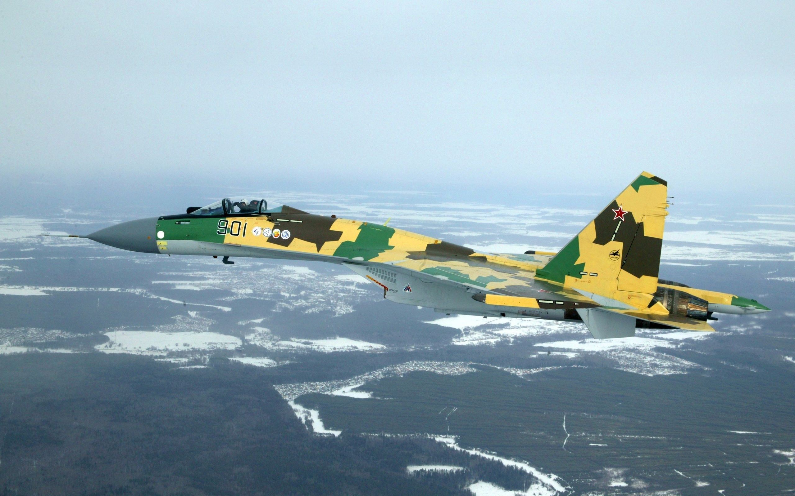 Sukhoi Su 35 Aircraft Air Force Military Warplane 2560x1600