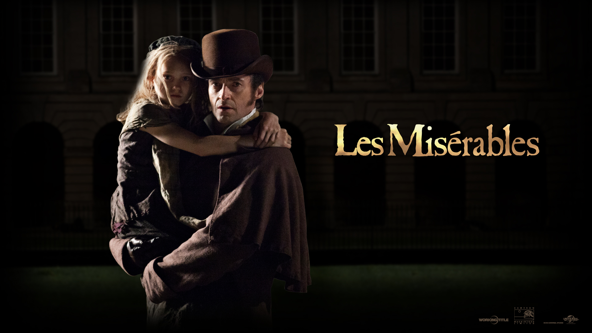 Hugh Jackman Les Miserables Isabelle Allen 1920x1080