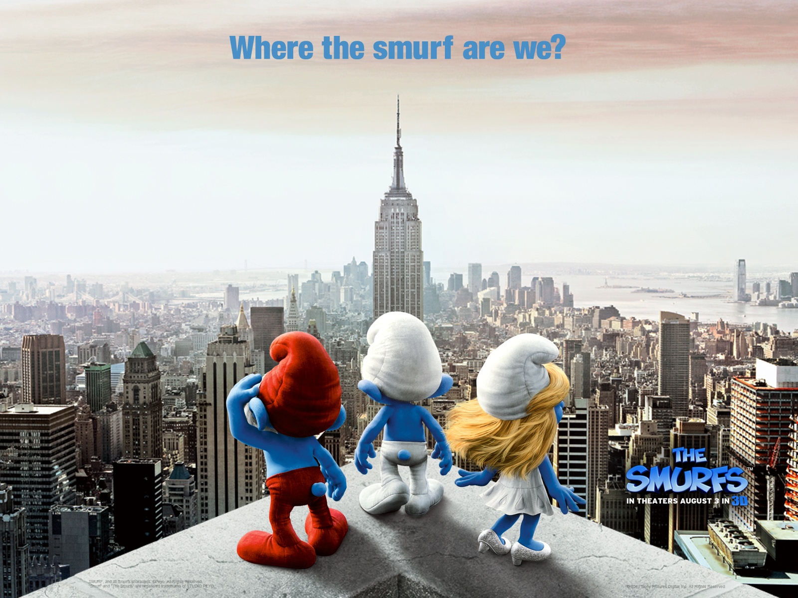 Movie The Smurfs 1600x1200