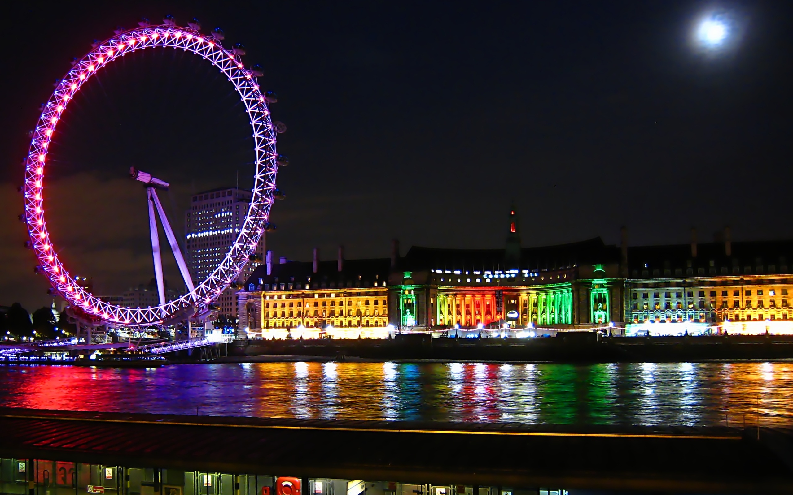 Ferris Wheel London London Eye 2560x1600