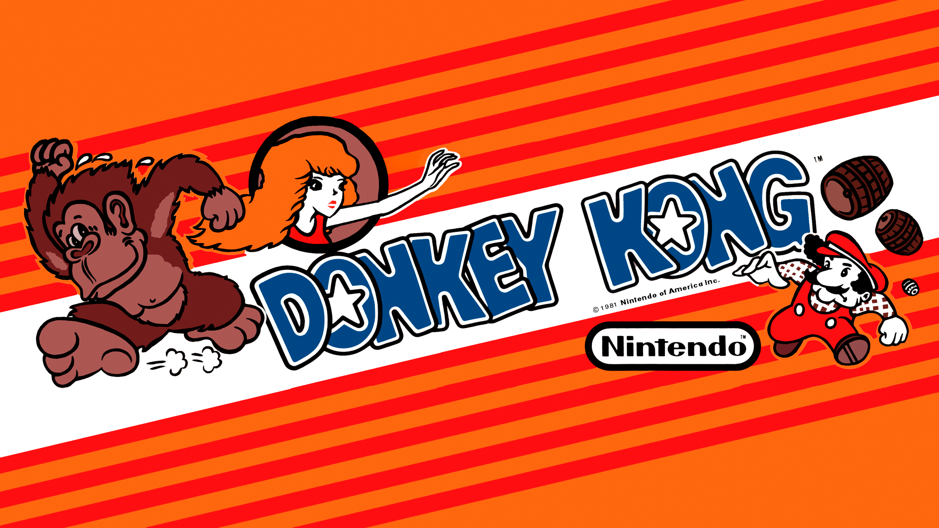 Video Games Arcade Machine Donkey Kong Nintendo 1920x1080