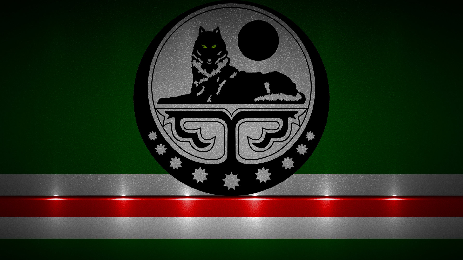 Flag Of Chechnya 1920x1080