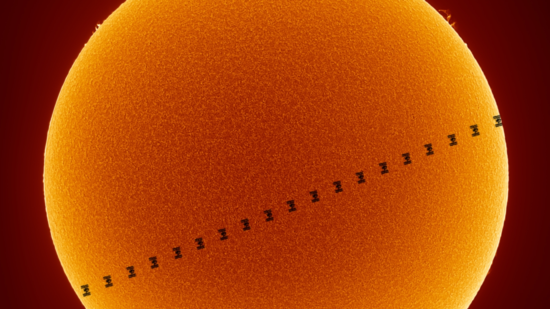 ISS Sun Space 1920x1080