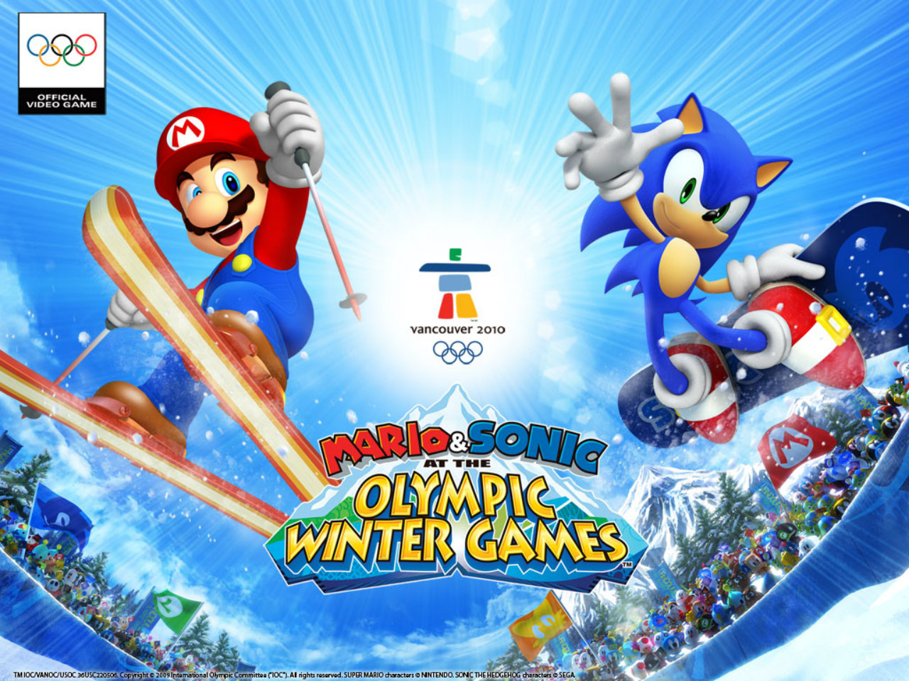 Video Game Mario Amp Sonic At The Olympic Winter Games 1280x960