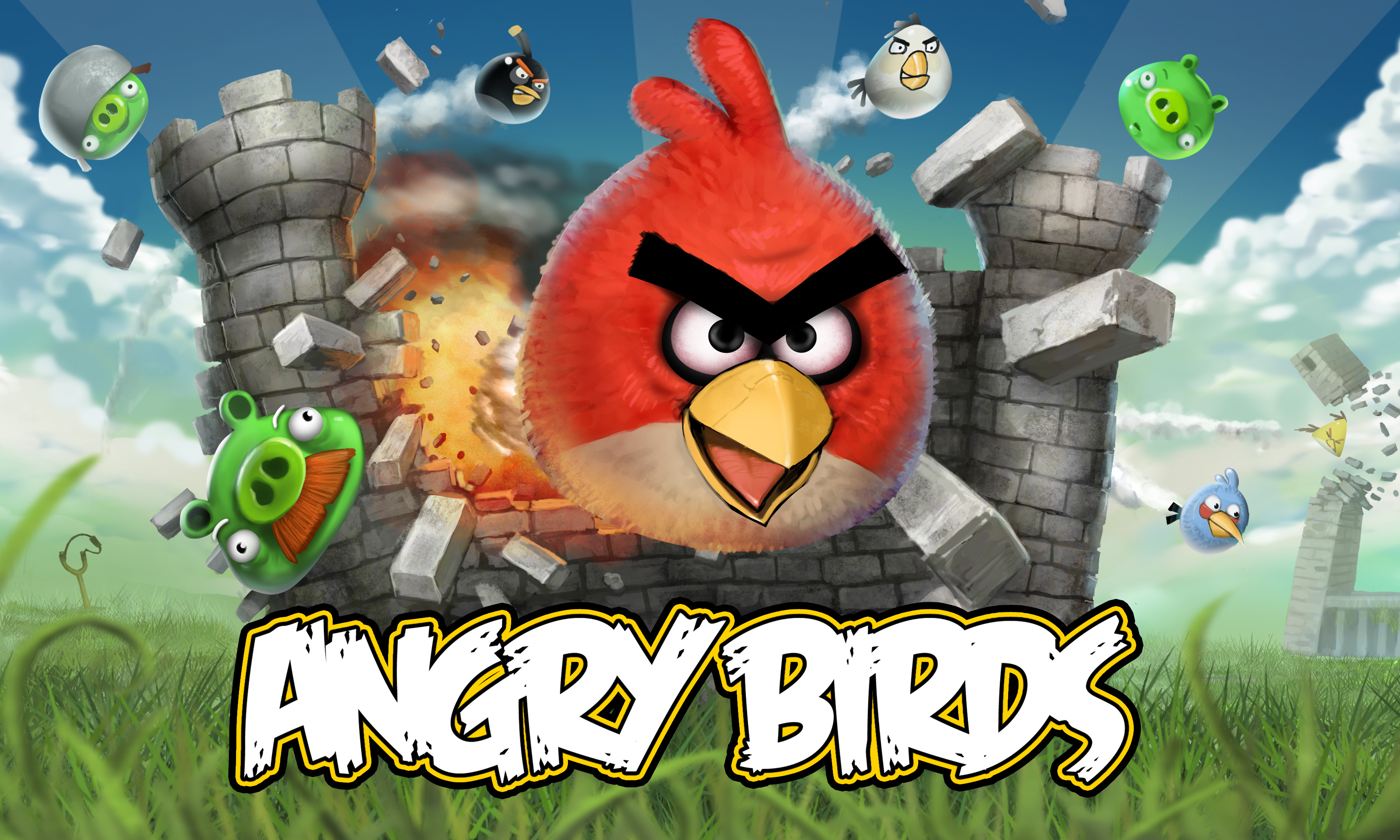 Video Game Angry Birds 3333x2000