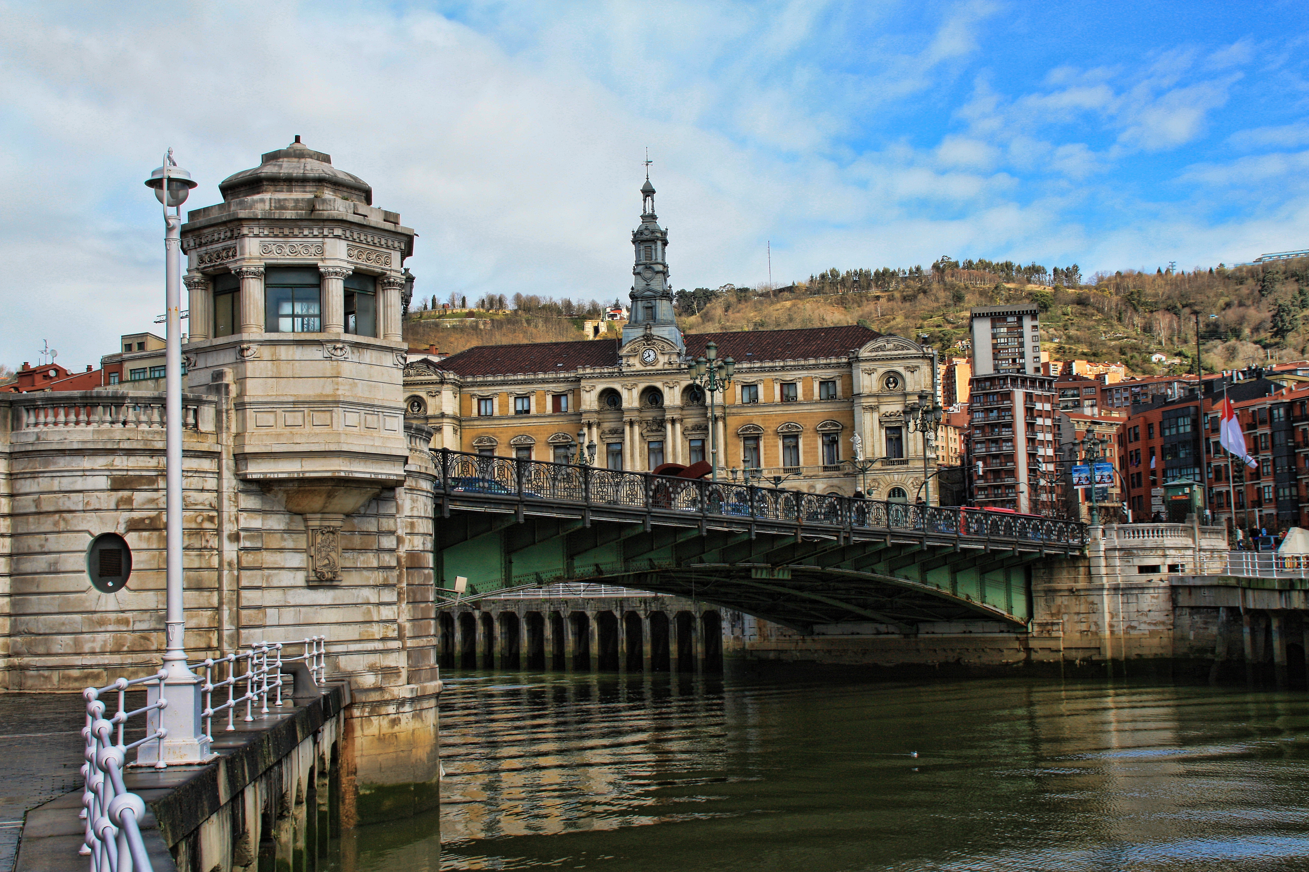 Bridge Bilbao Spain Bilbao City Hall 4272x2848