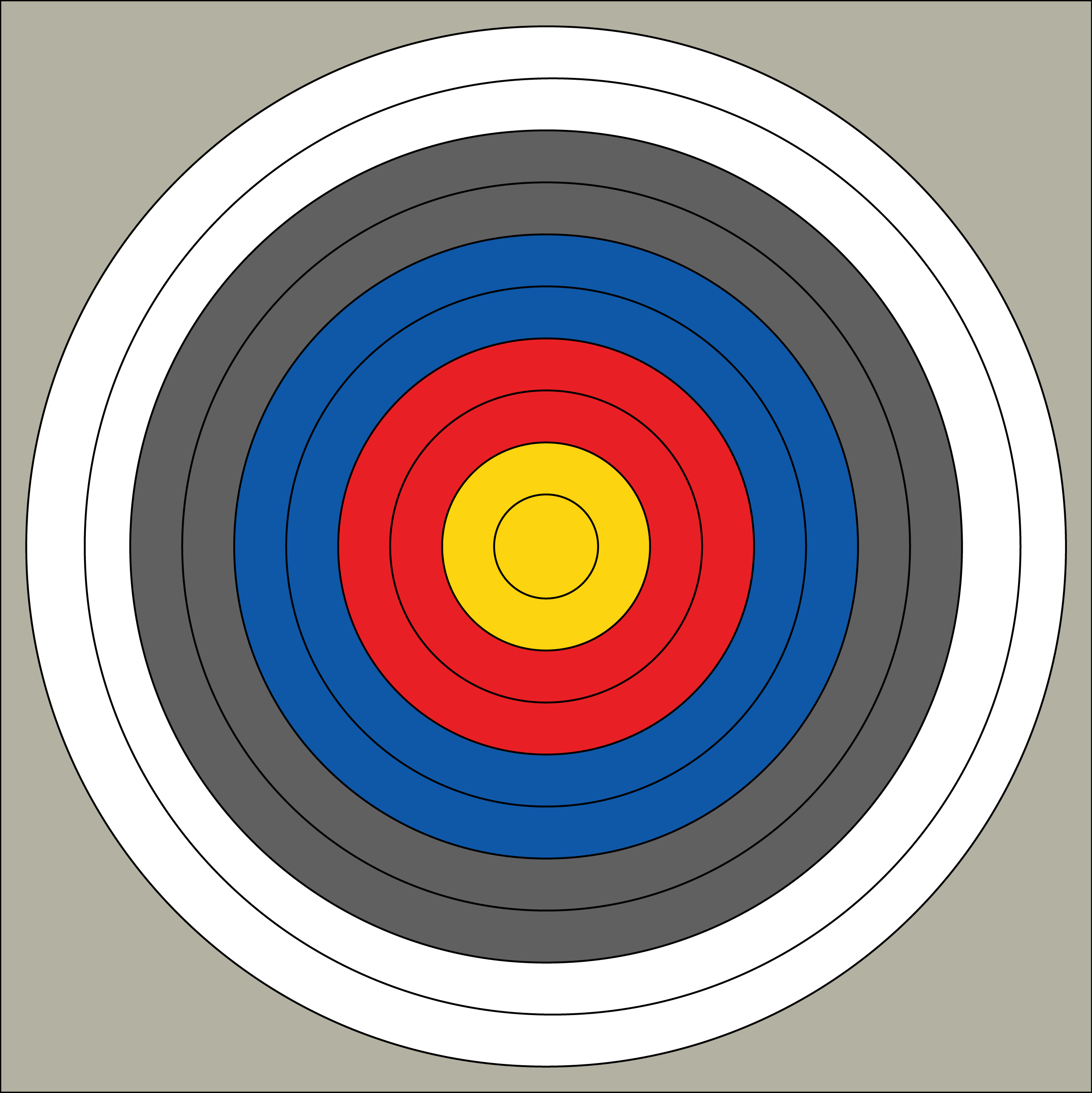 Targets Blue Red Yellow Circle 2481x2482