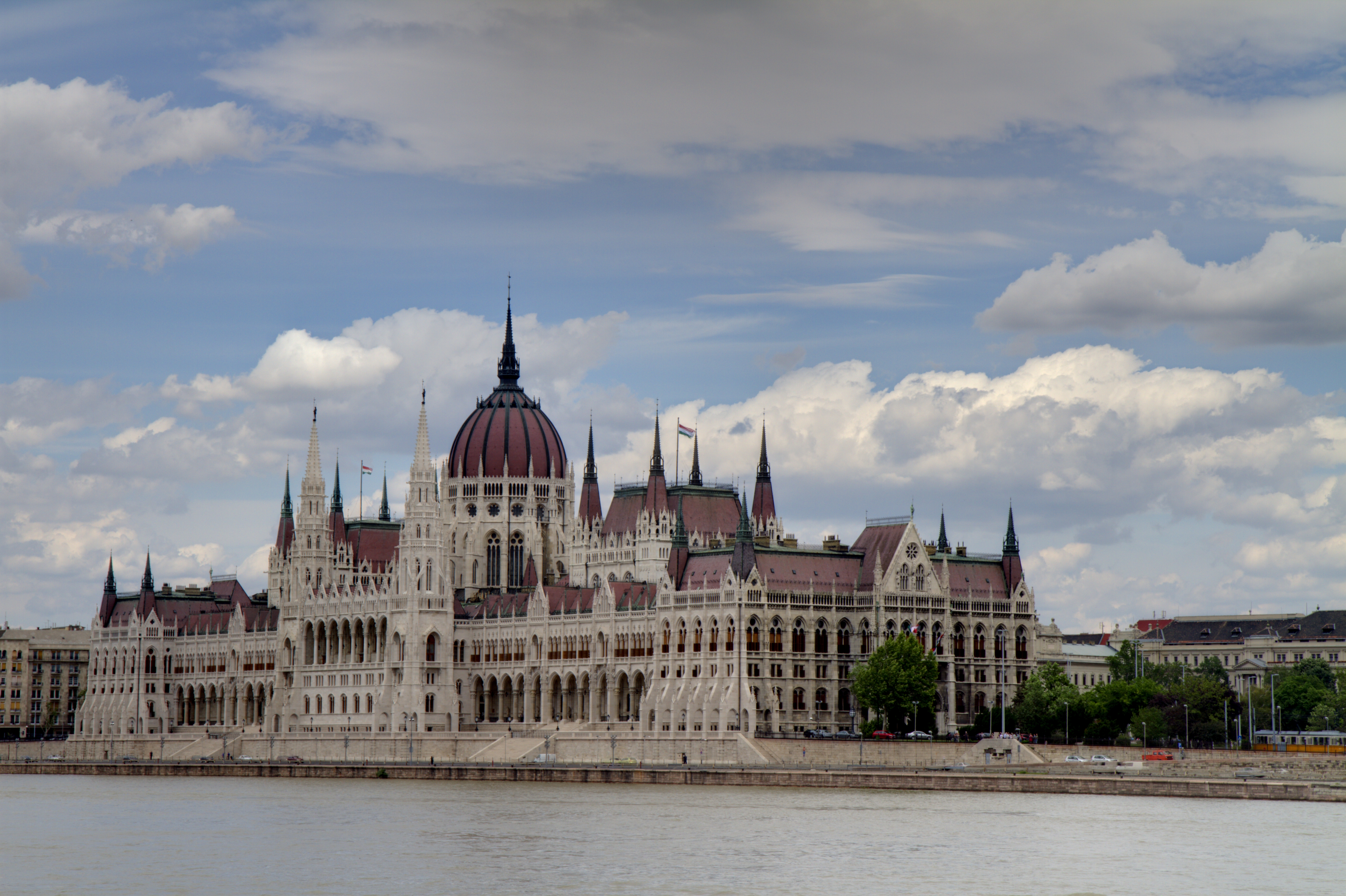 Hungarian Parliament Building Hungary Budapest Architecture Danube 5201x3464