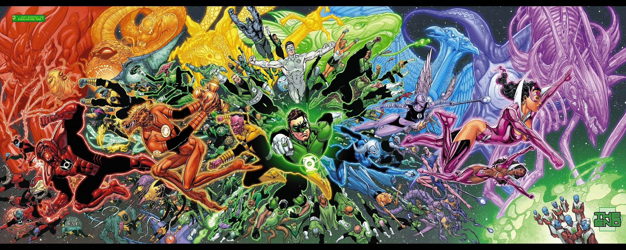 Green Lantern Superhero 2500x1000