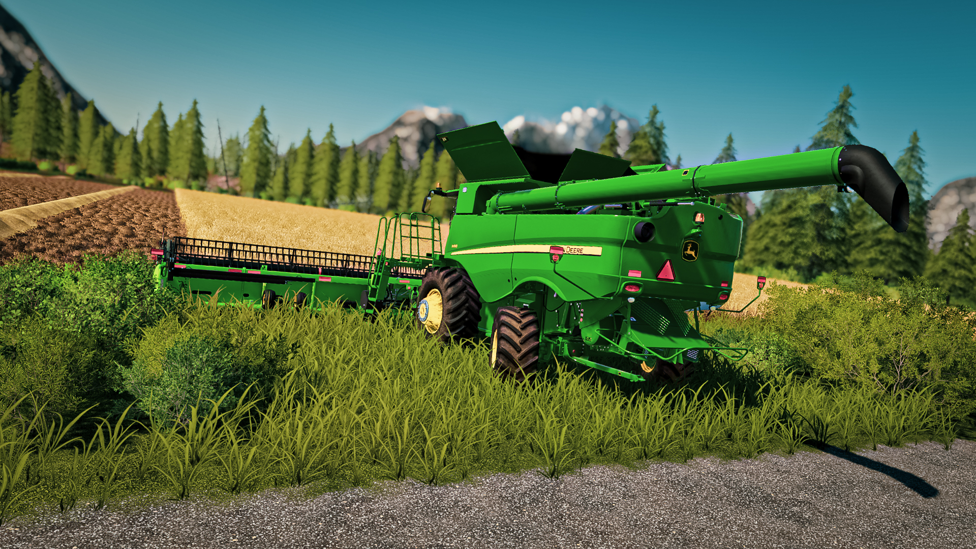 Farming Simulator Farming Simulator 2019 Forest Harvest Barley Farm Screen Shot PC Gaming Vehicle 1920x1080