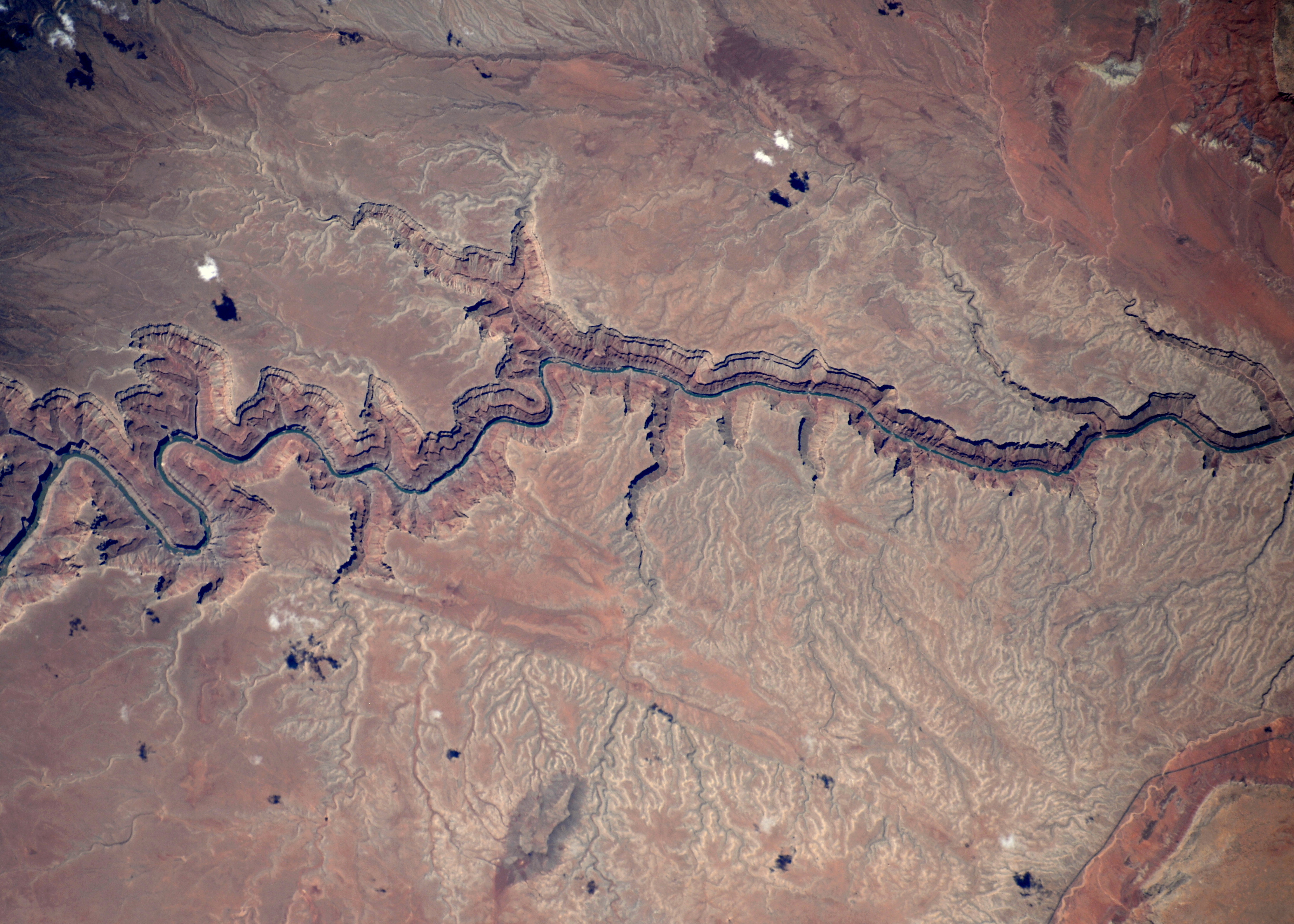 Aerial Grand Canyon Canyon Desert USA Landscape 3689x2636