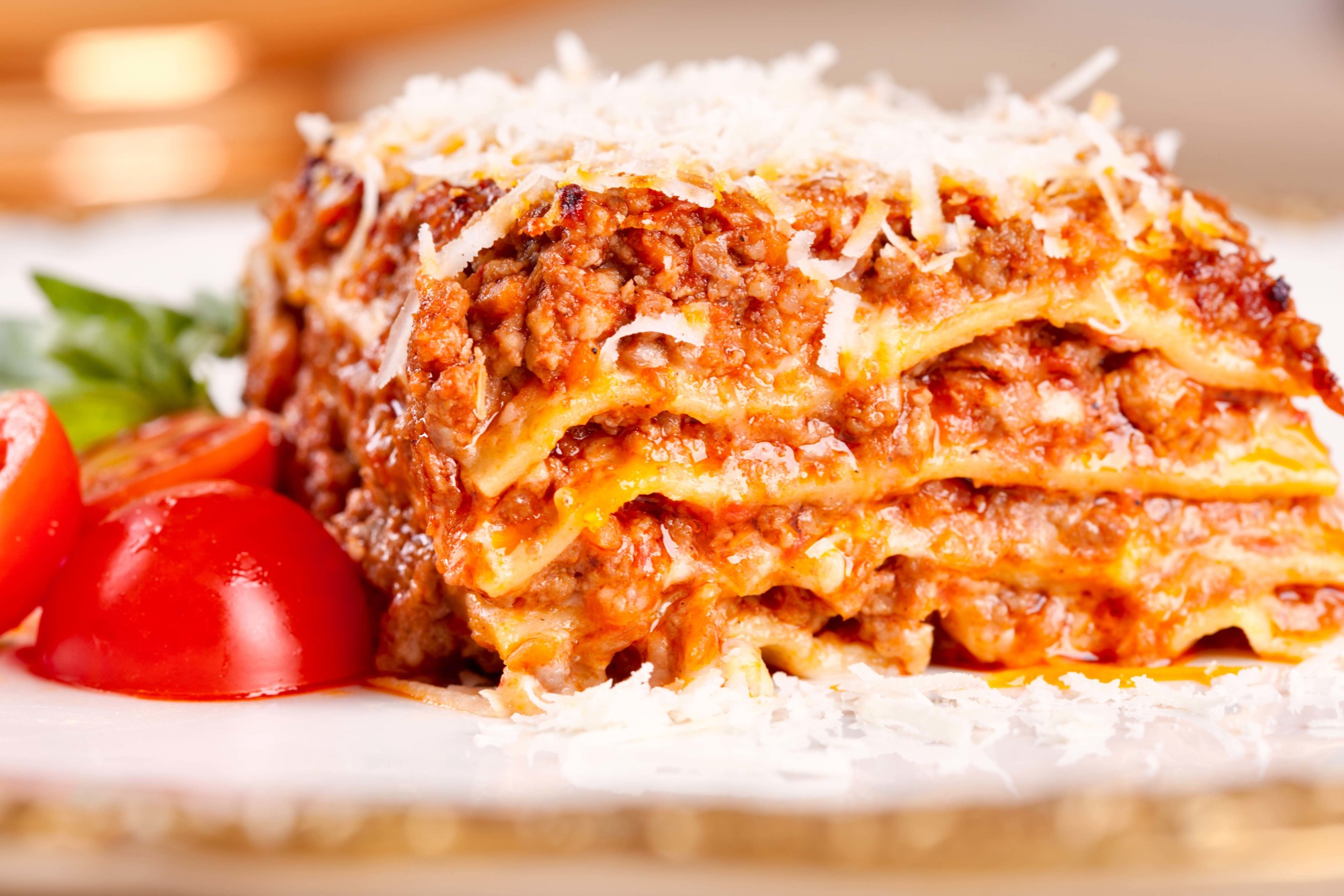 Food Lasagna Meal 2000x1333