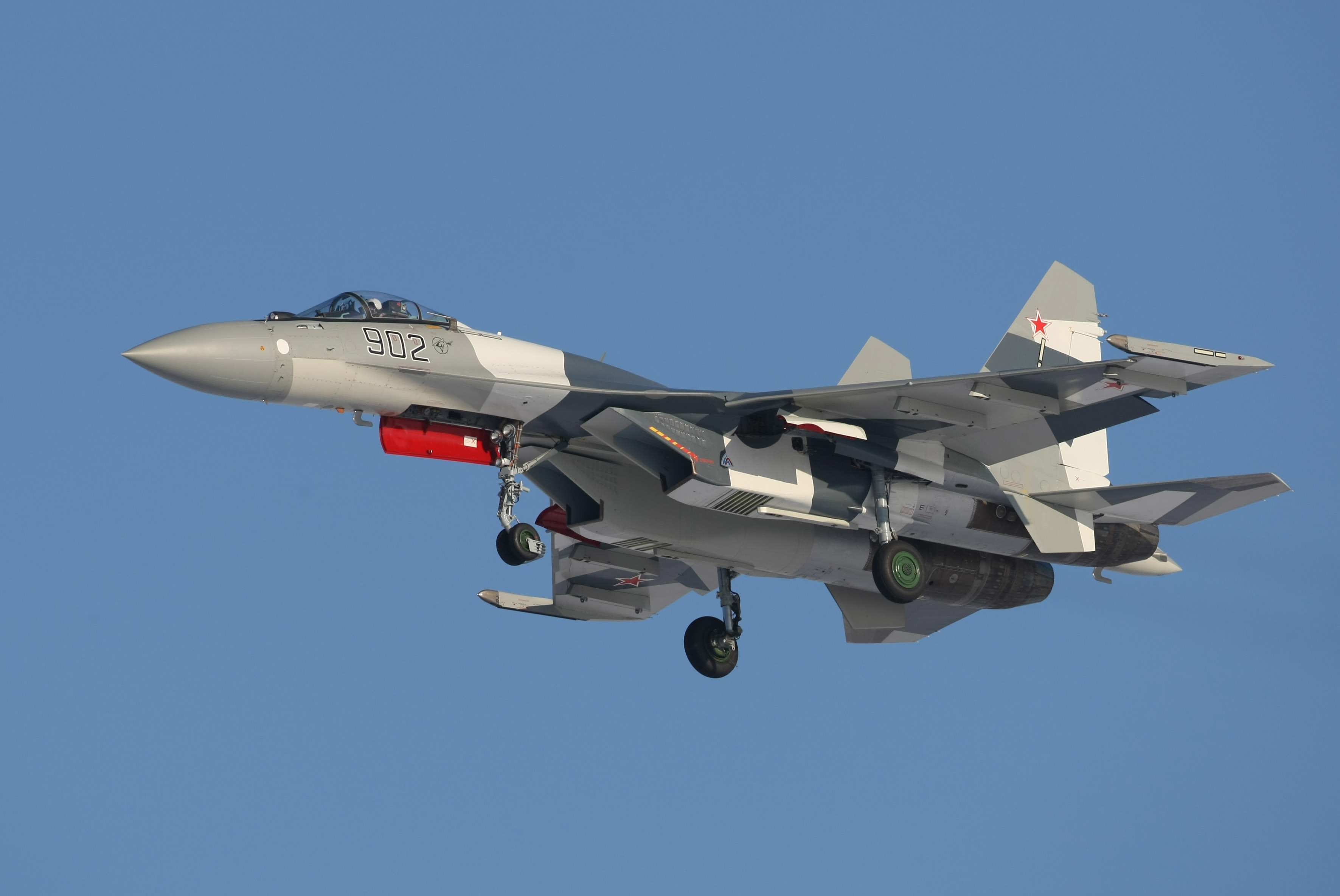 Sukhoi Su 35 Jet Fighter Aircraft Warplane Military Air Force 3543x2368