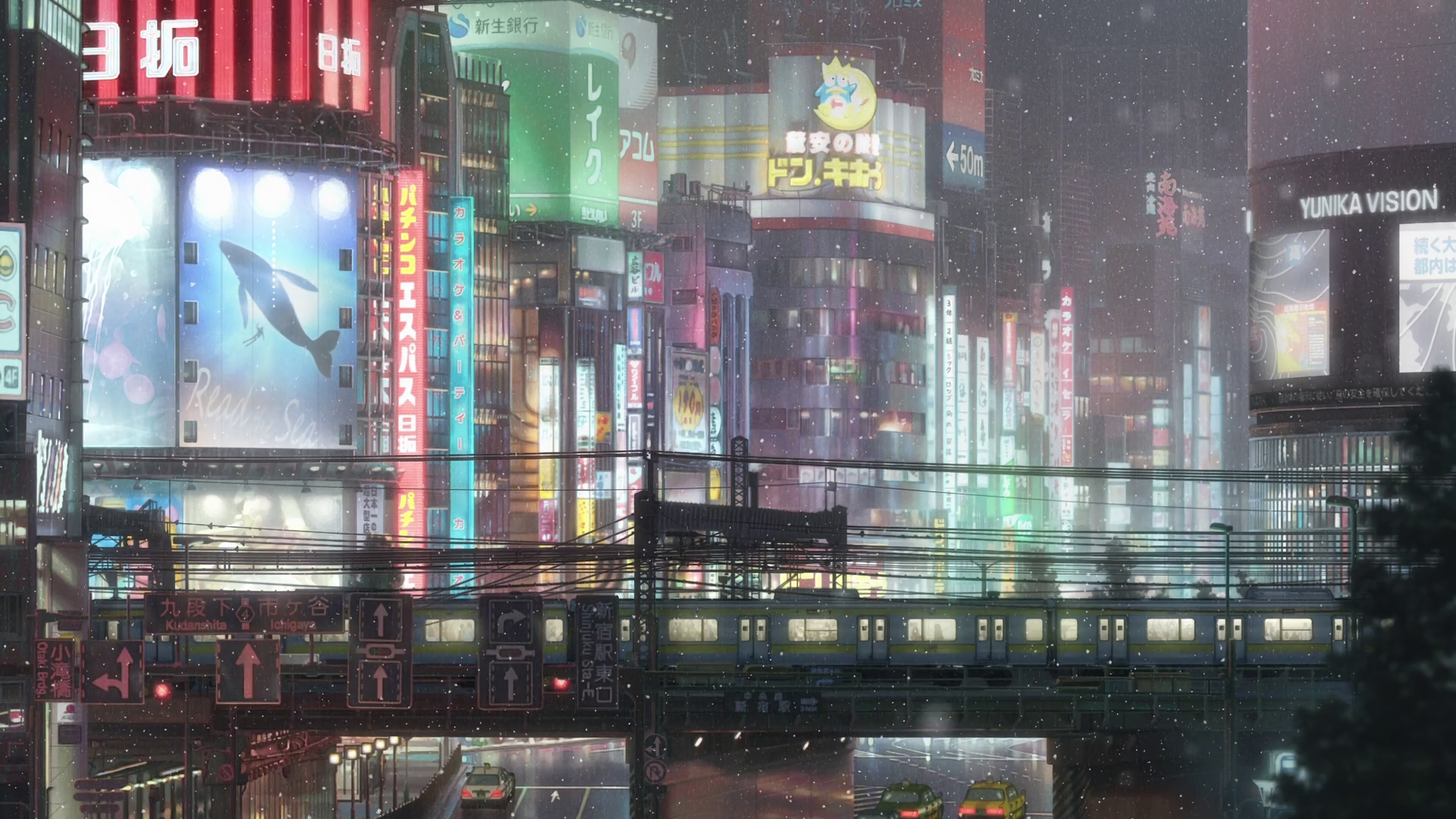 Anime Japan Tenki No Ko City Weathering With You Rain 3840x2160