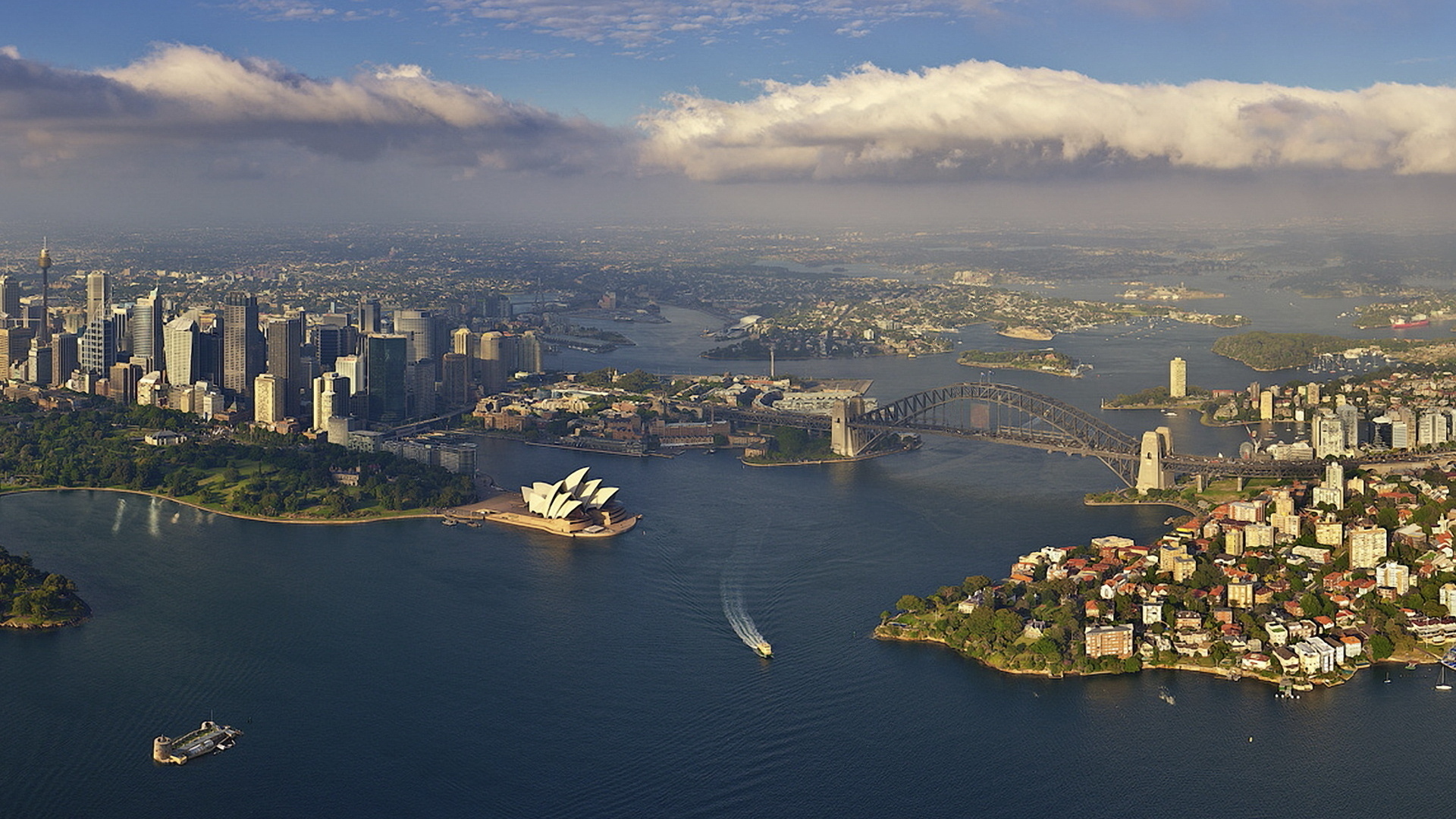 Sydney Sydney Harbour Bridge Sydney Opera House 1920x1080