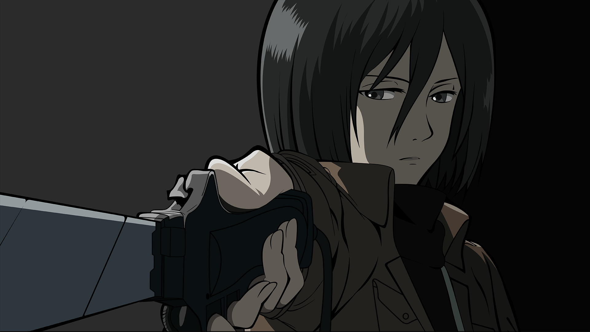 Attack On Titans Shingeki No Kyojin Anime Mikasa Ackerman Sword Weapon 1920x1080