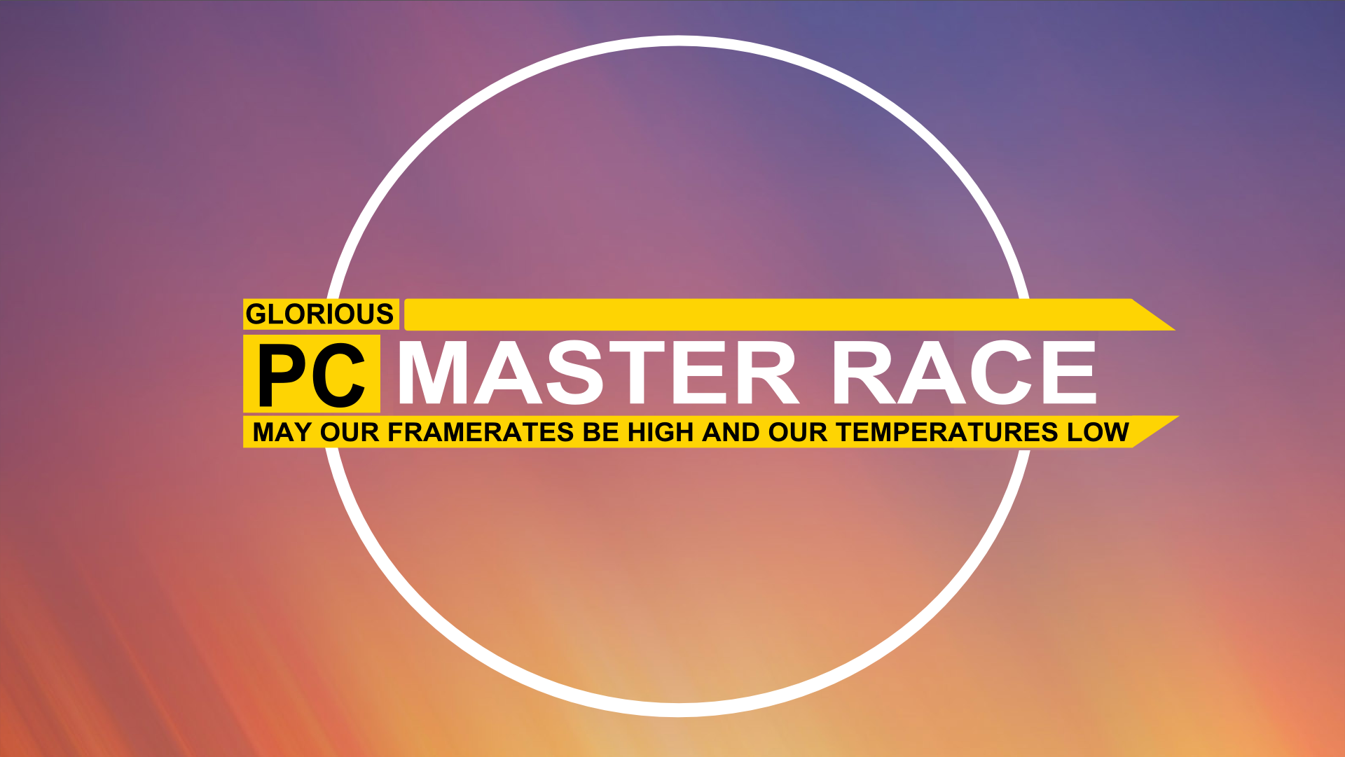PC Master Race 1920x1081