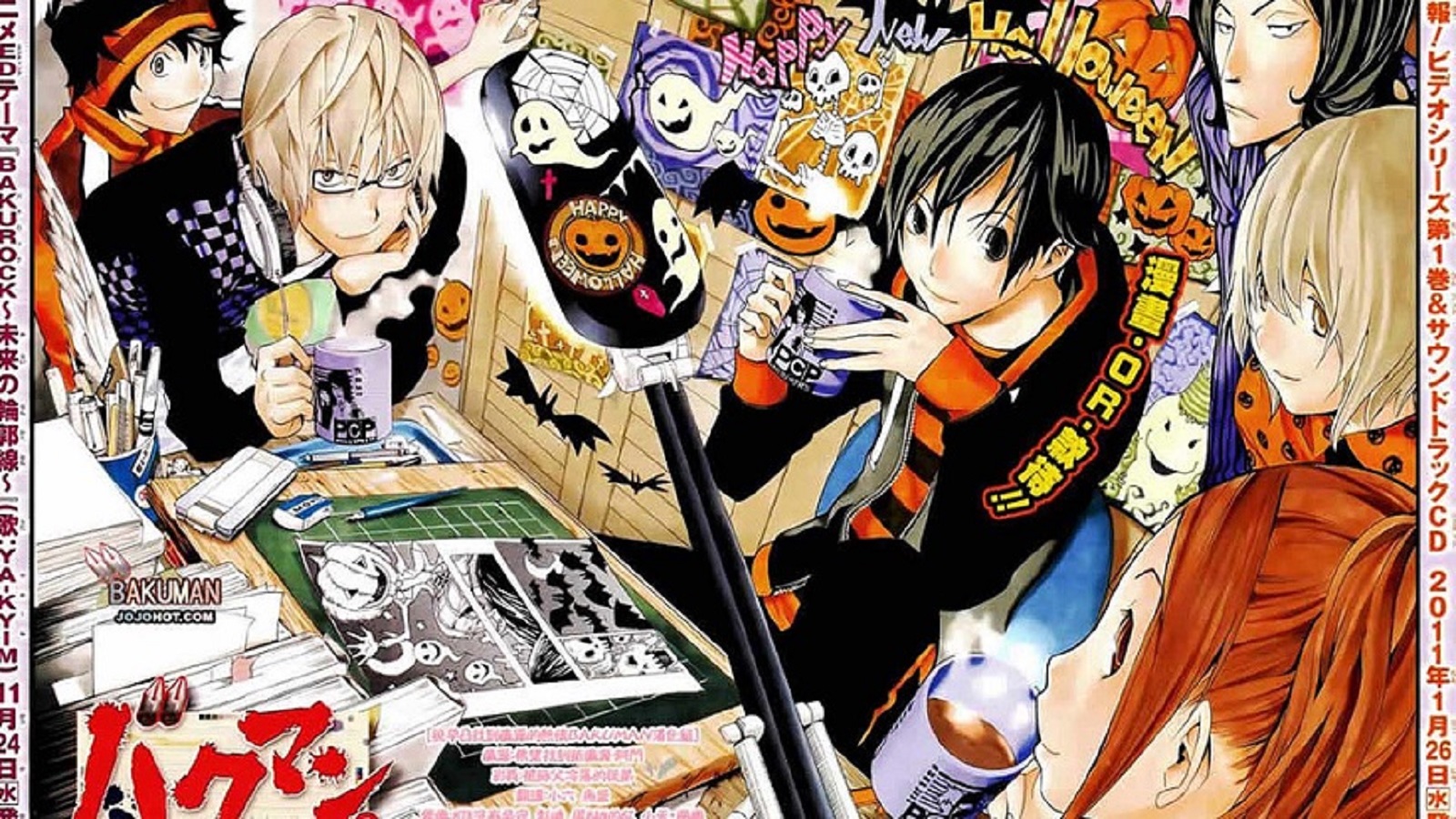 Anime Bakuman 1600x900